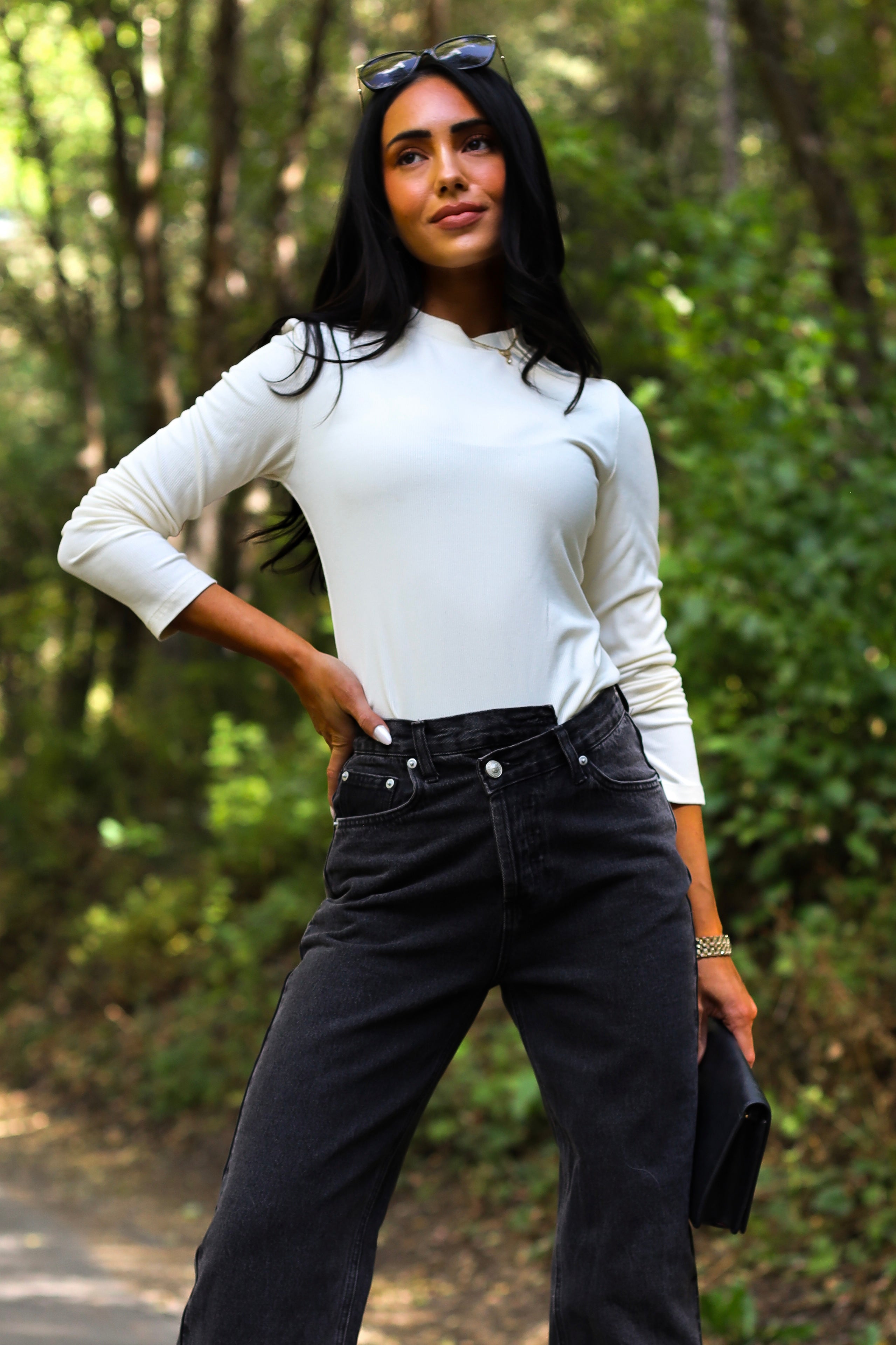 Love Is The Guide Mock Neck Tee