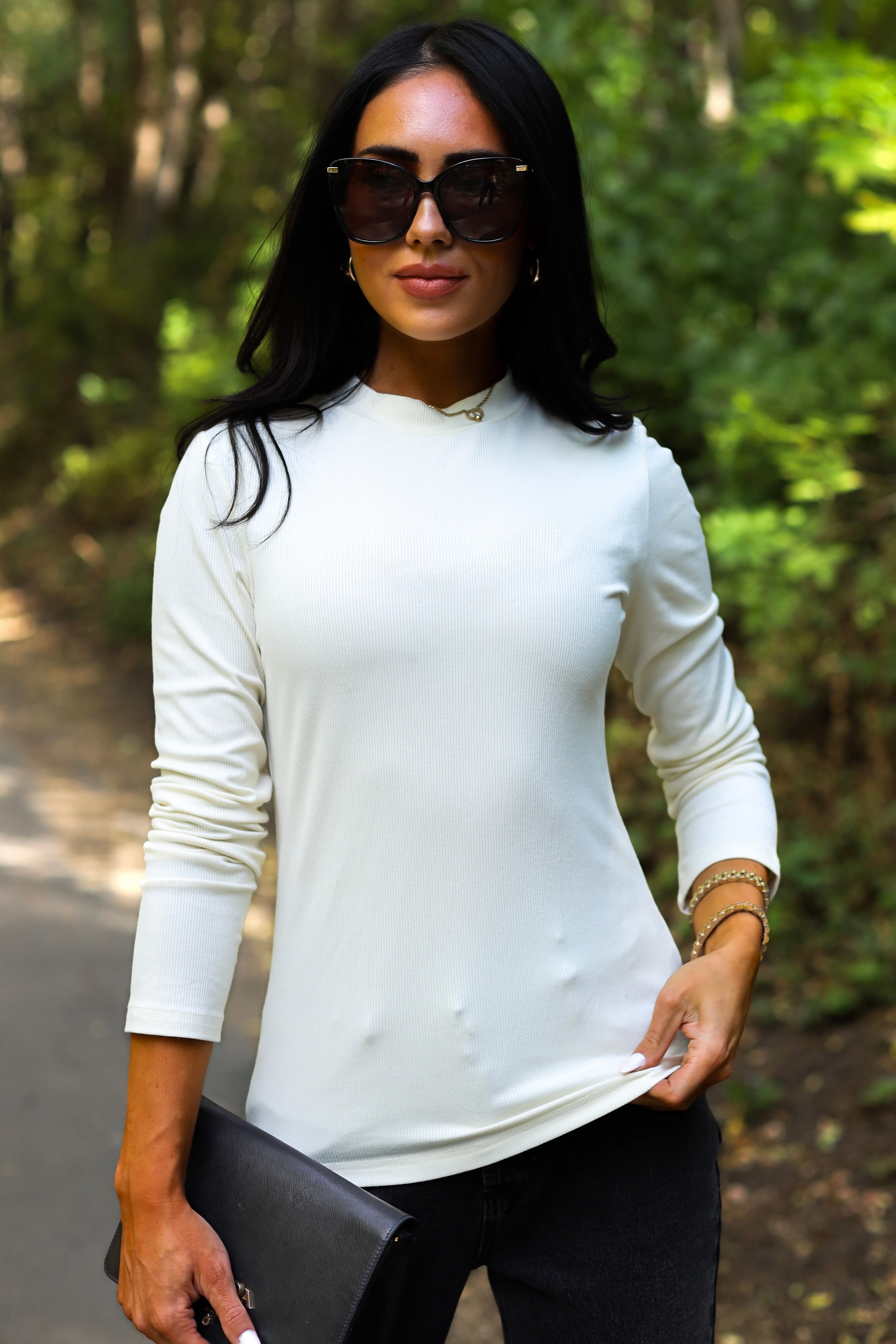 Love Is The Guide Mock Neck Tee