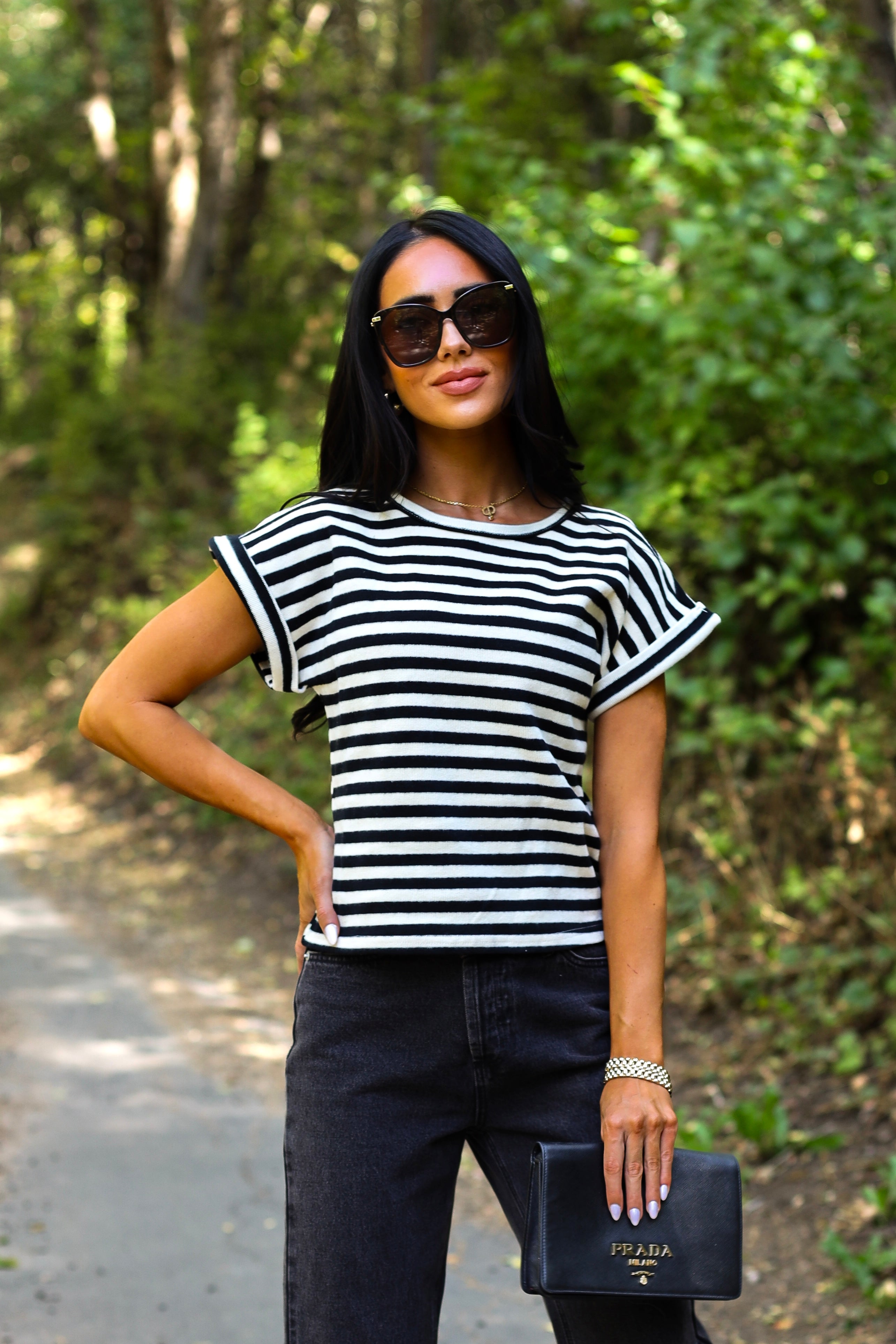 Good Vibes Boxy Knit Top