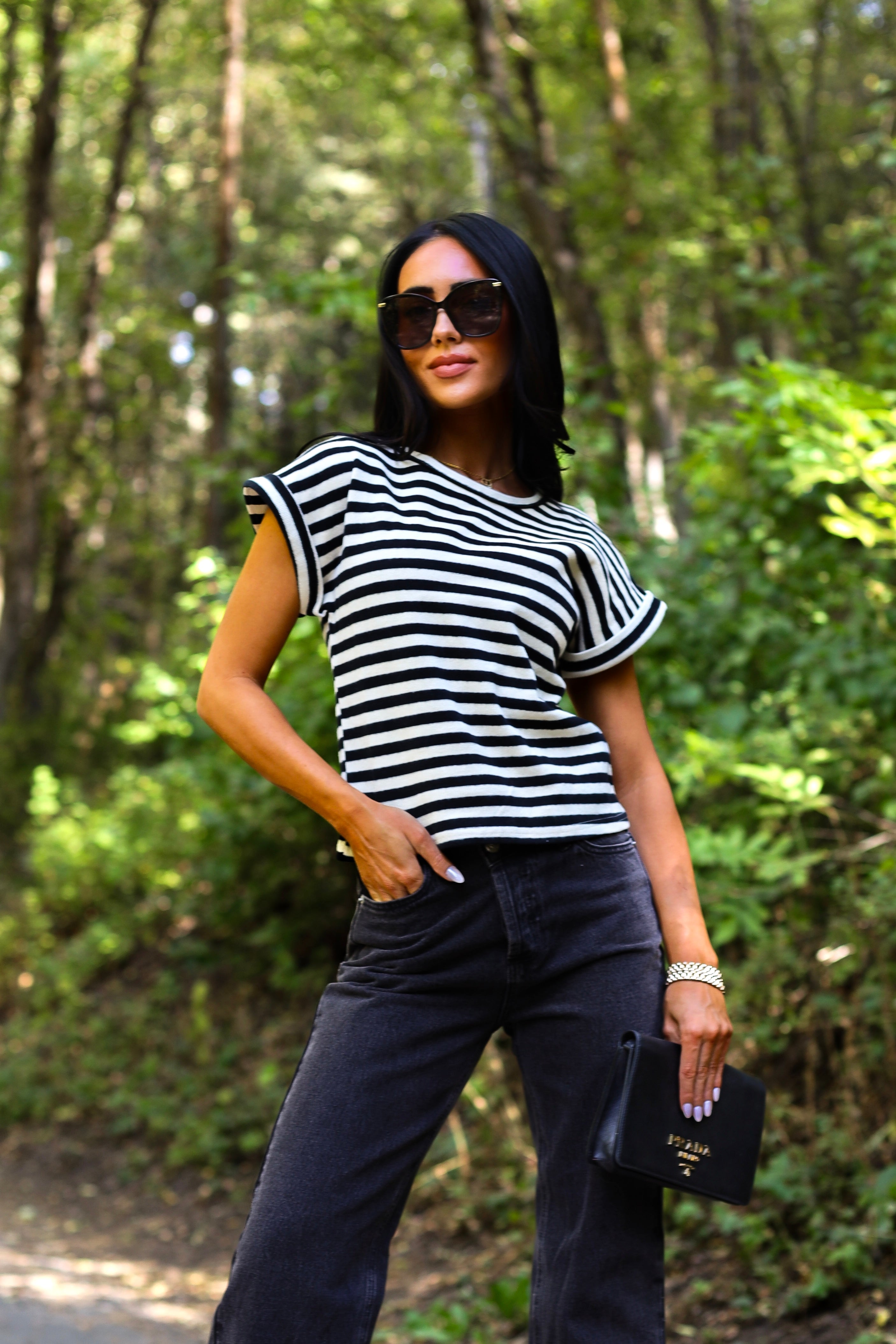 Good Vibes Boxy Knit Top