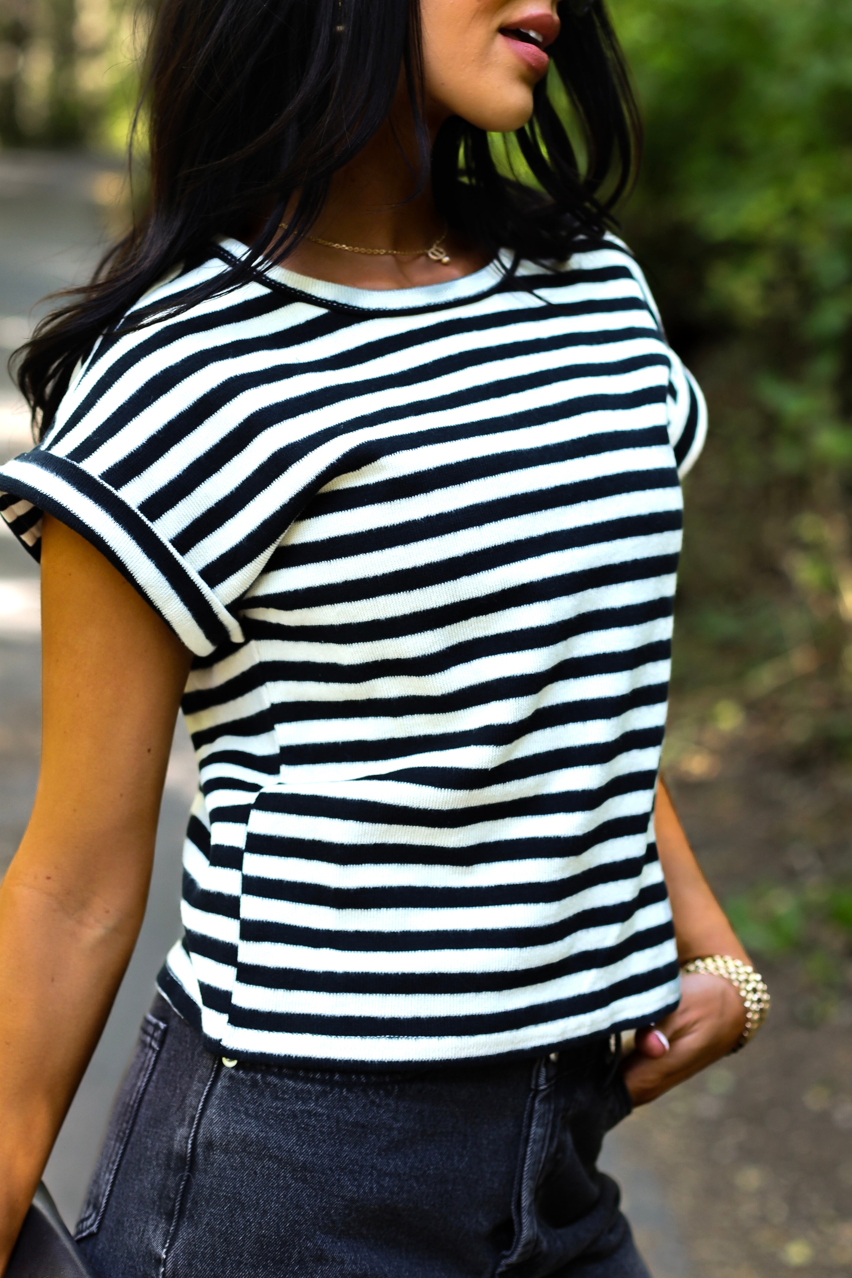 Good Vibes Boxy Knit Top