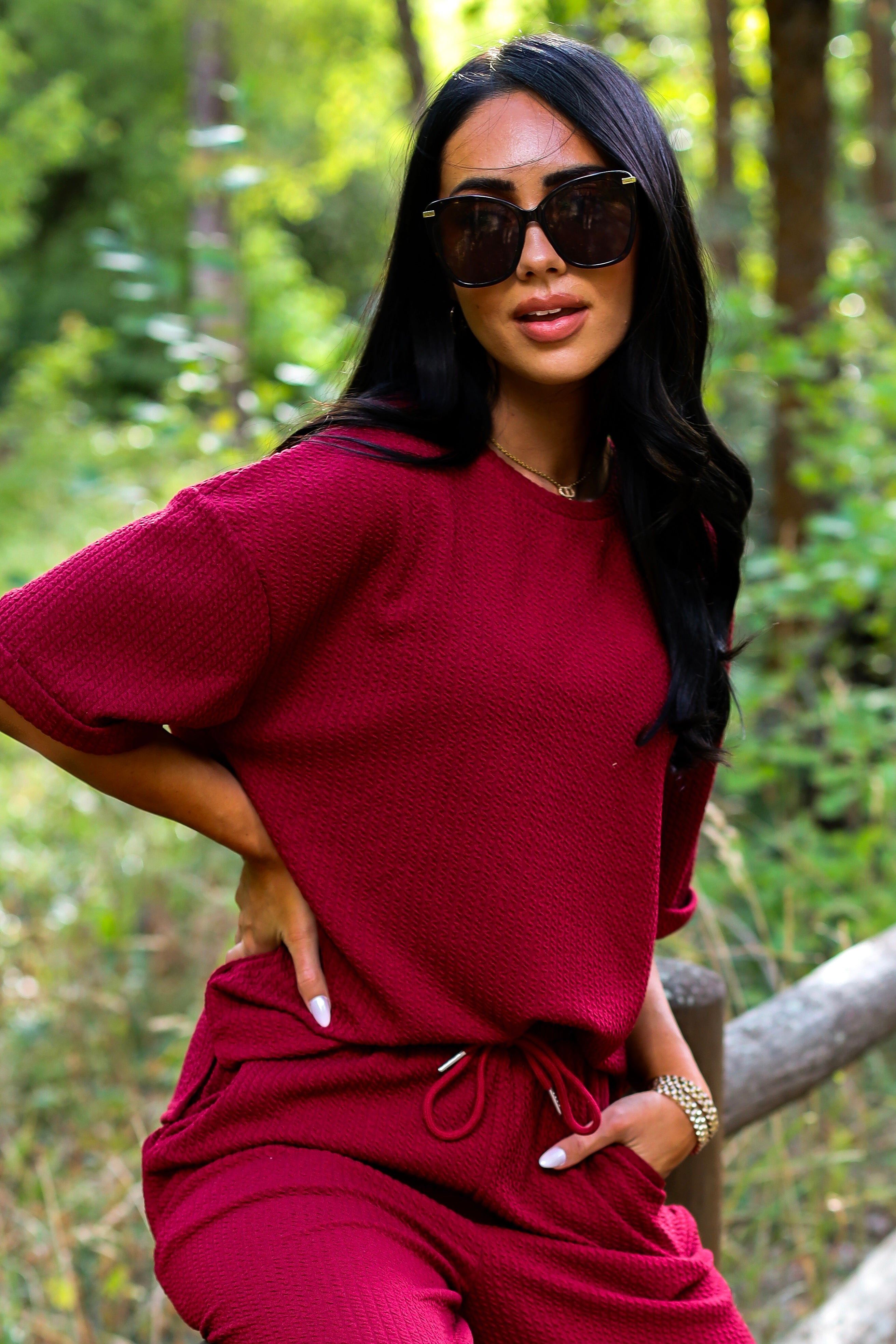 All That Class Textured Top