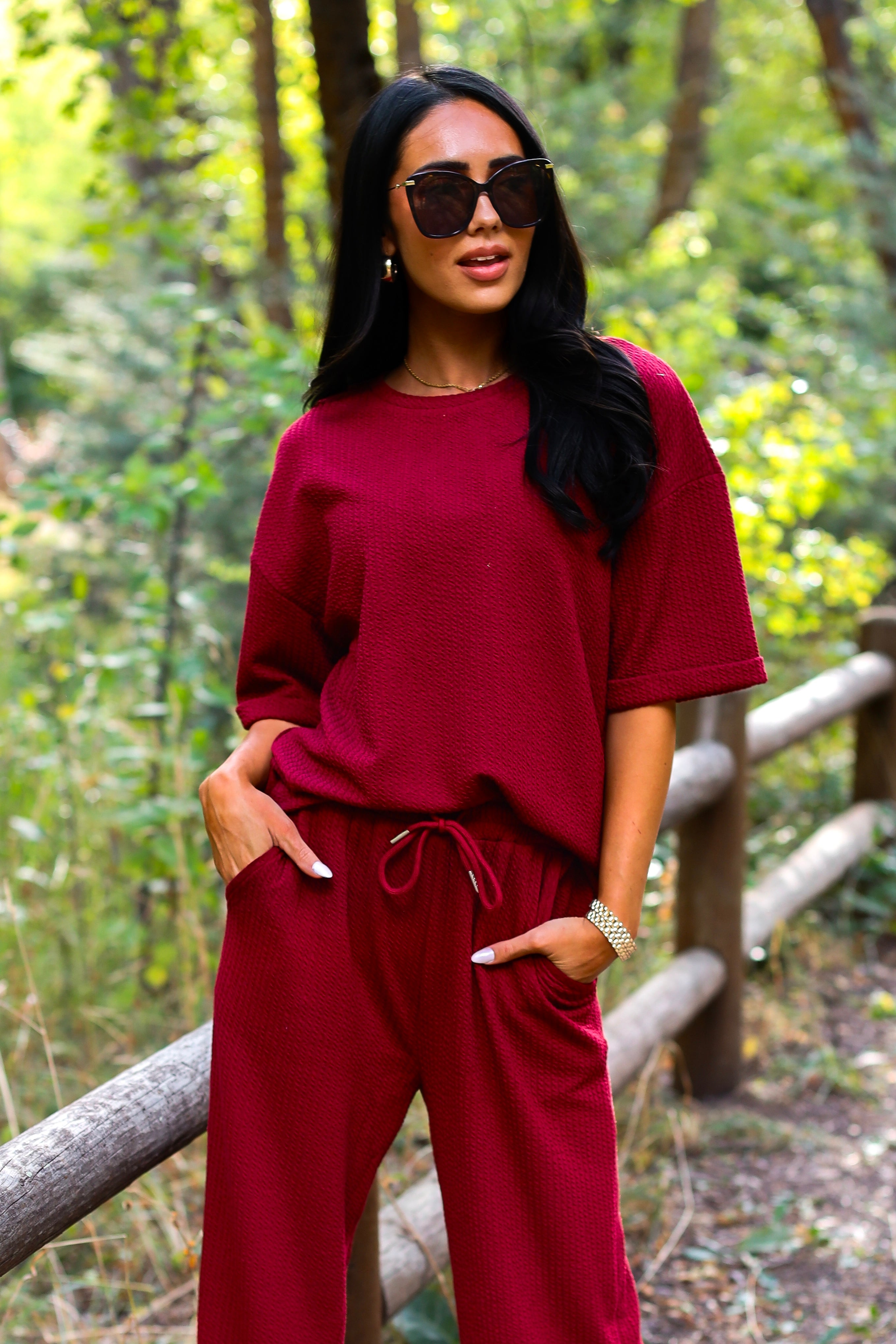 All That Class Textured Top