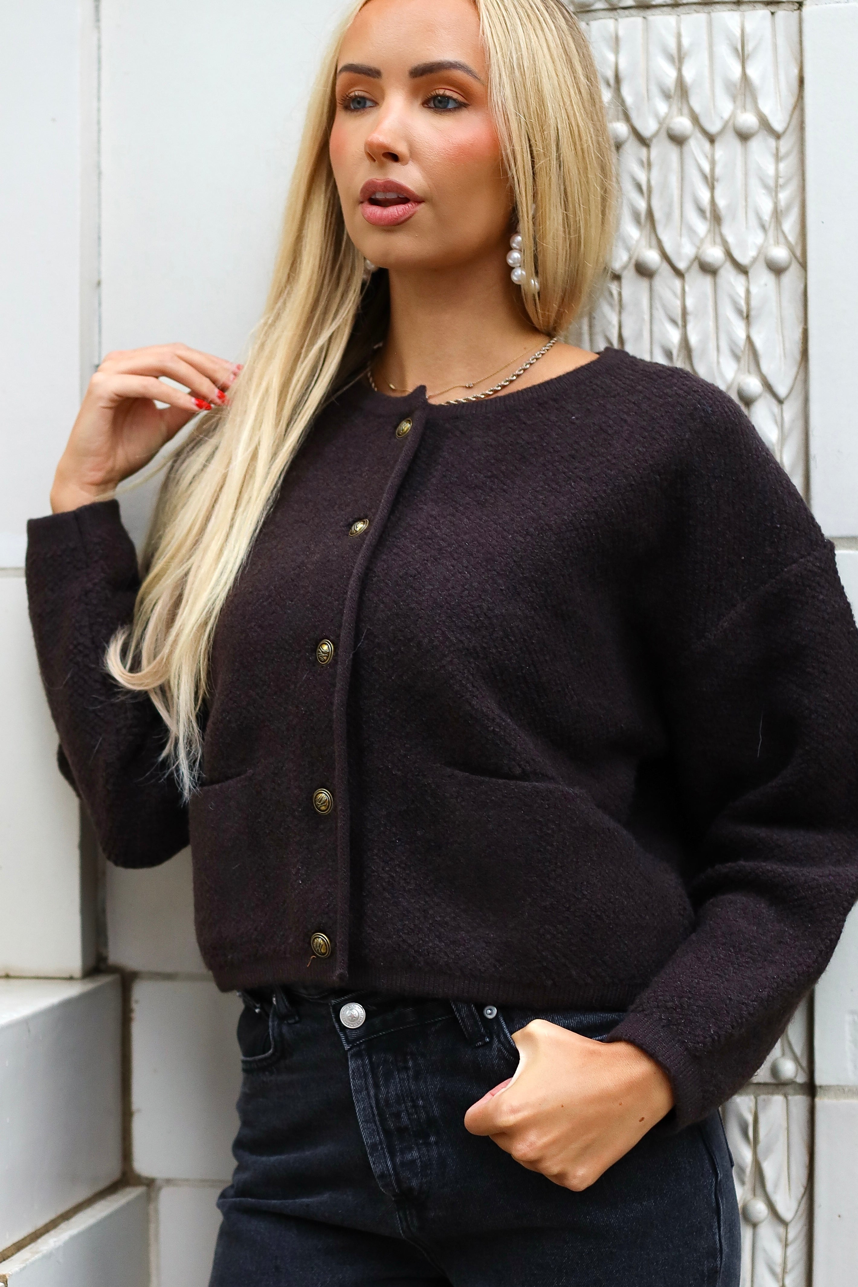 Stunner Button Front Cardi