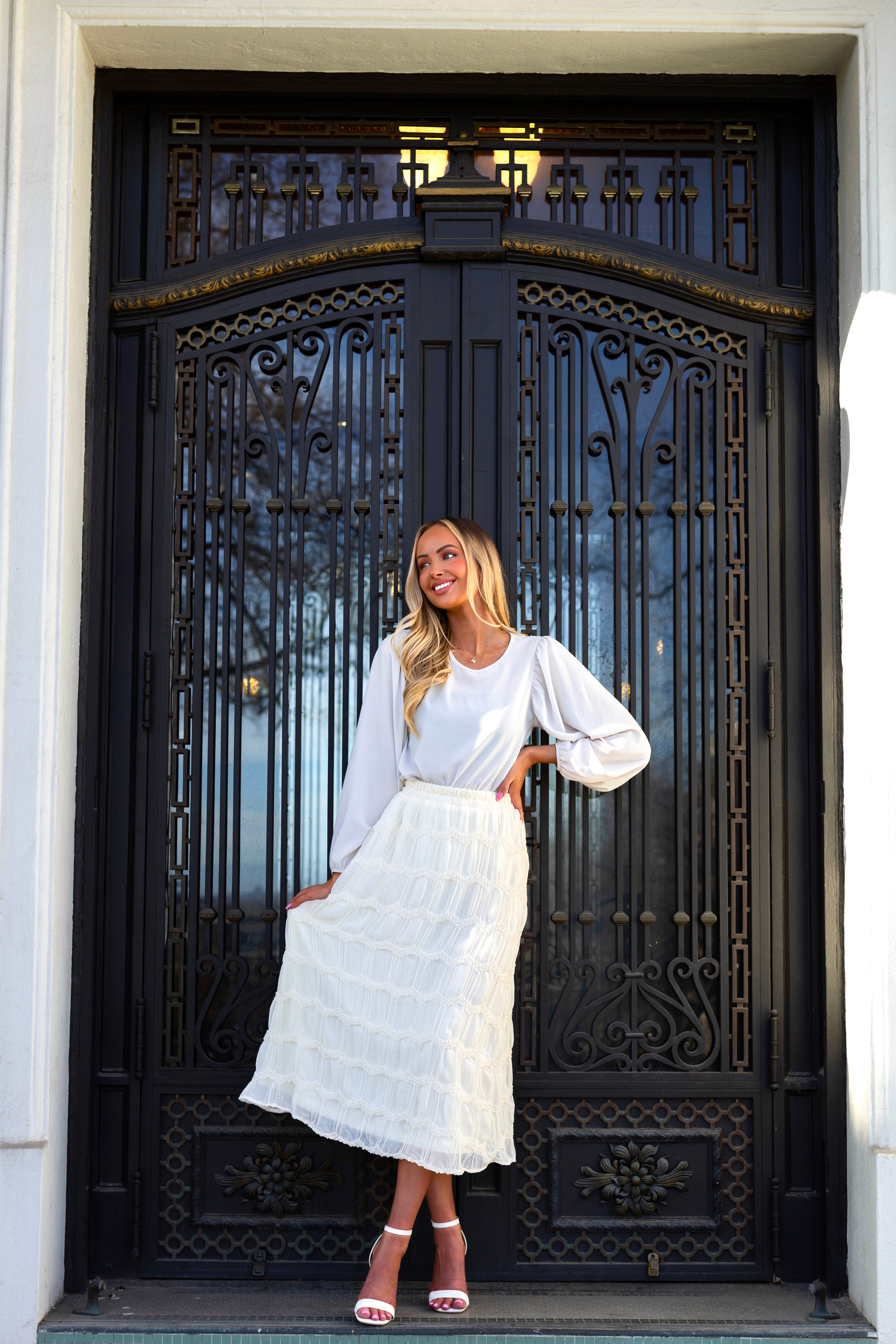 Falling For Love Modest Skirt