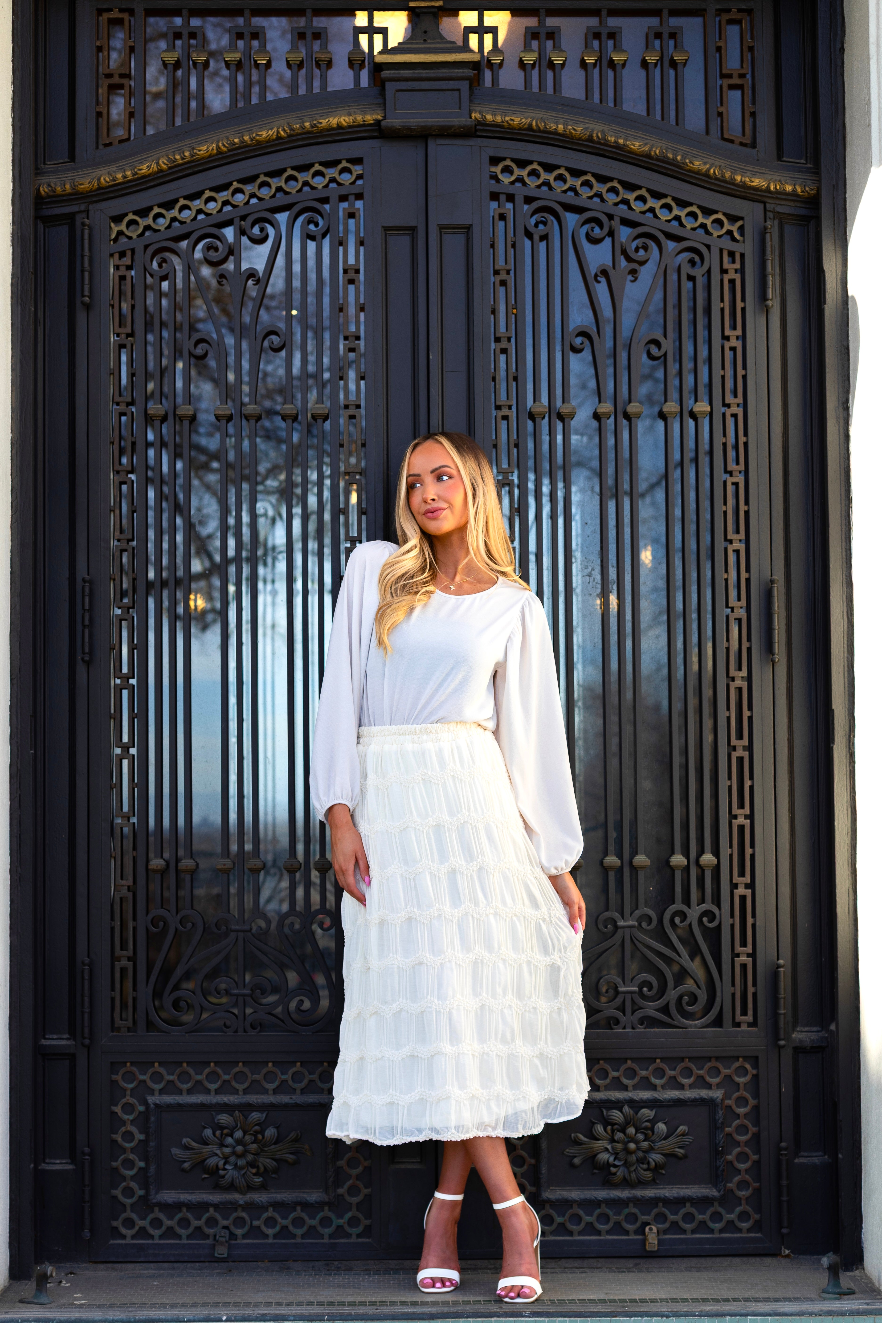 Falling For Love Modest Skirt