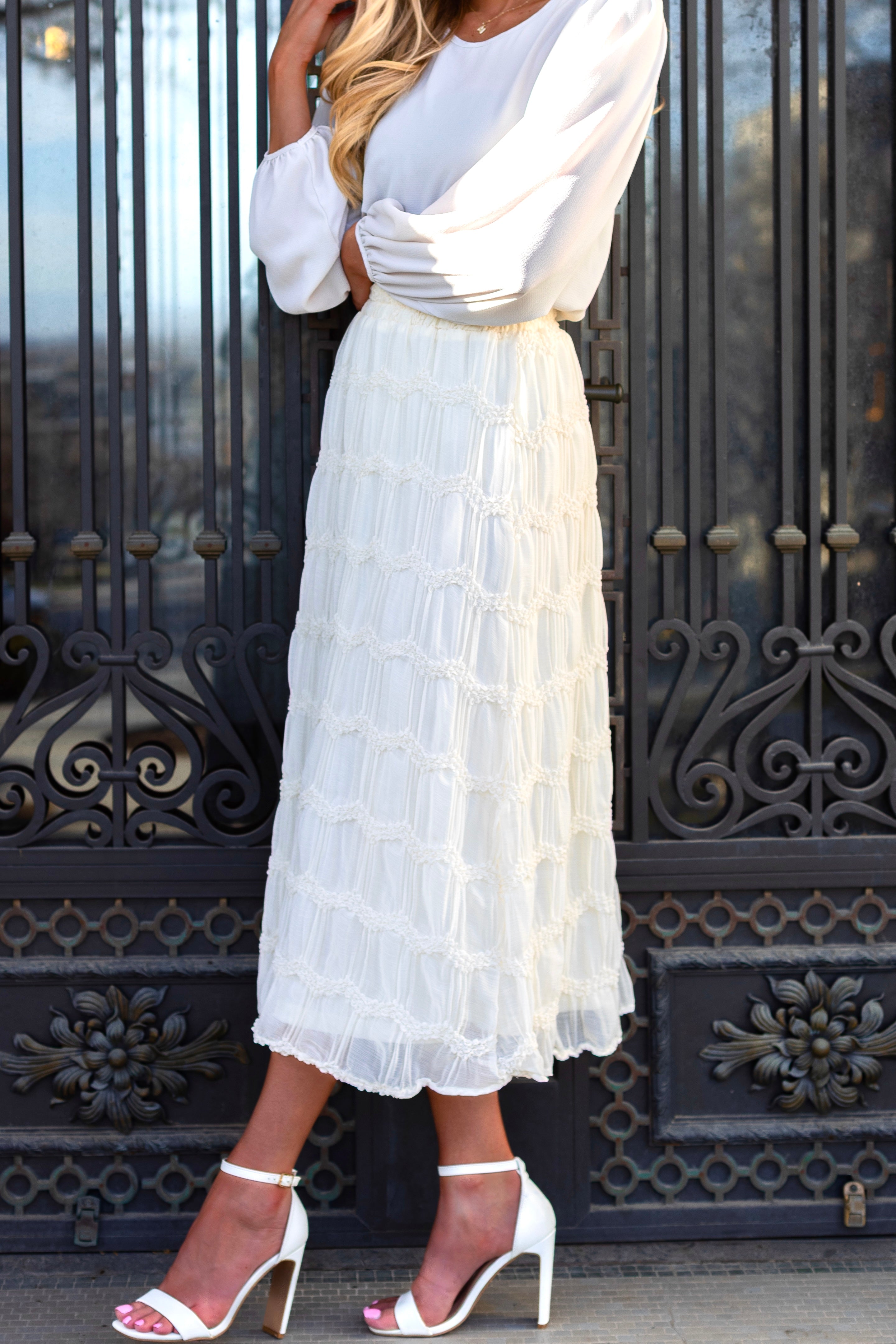 Falling For Love Modest Skirt