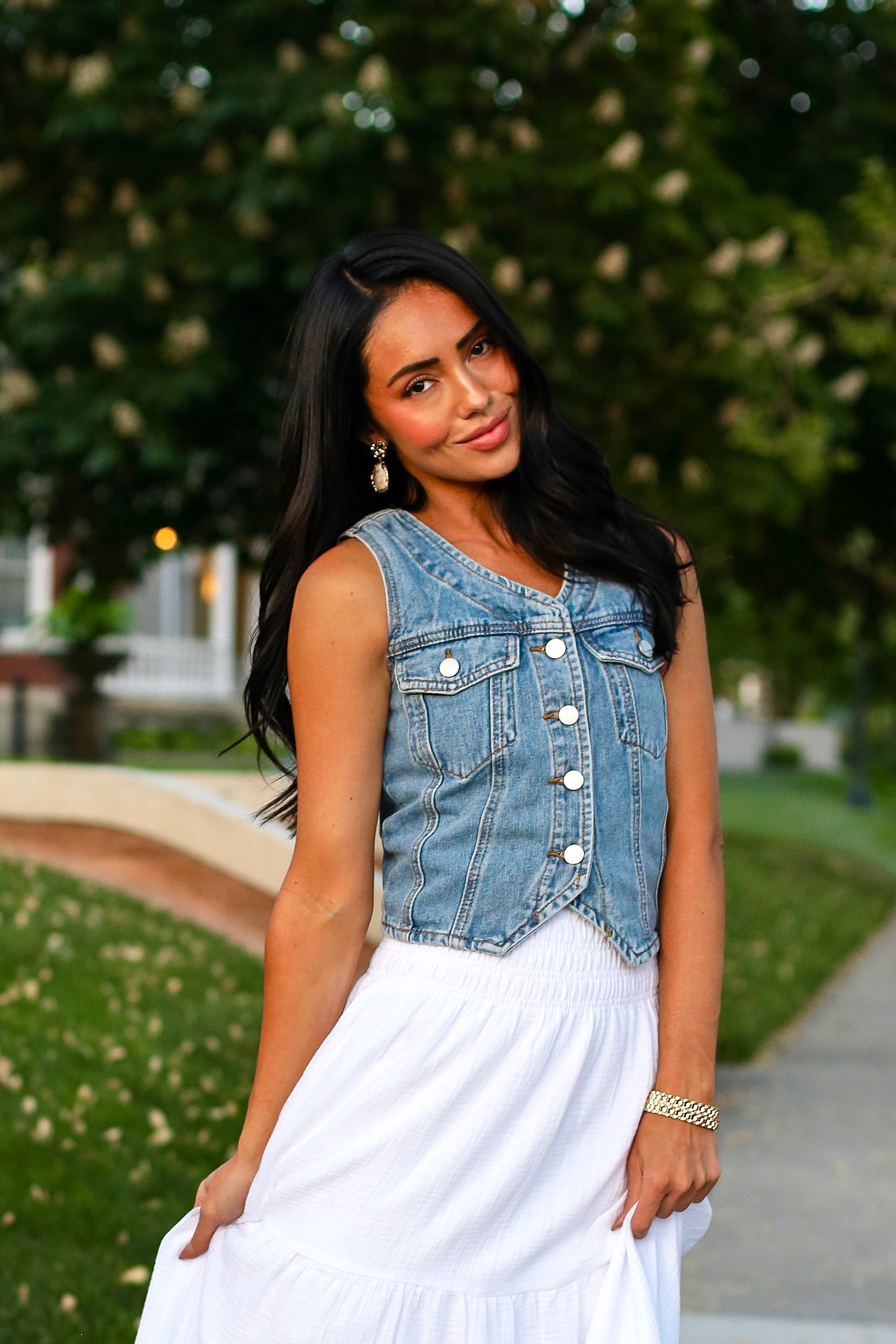 Feeling Breezy Denim Vest