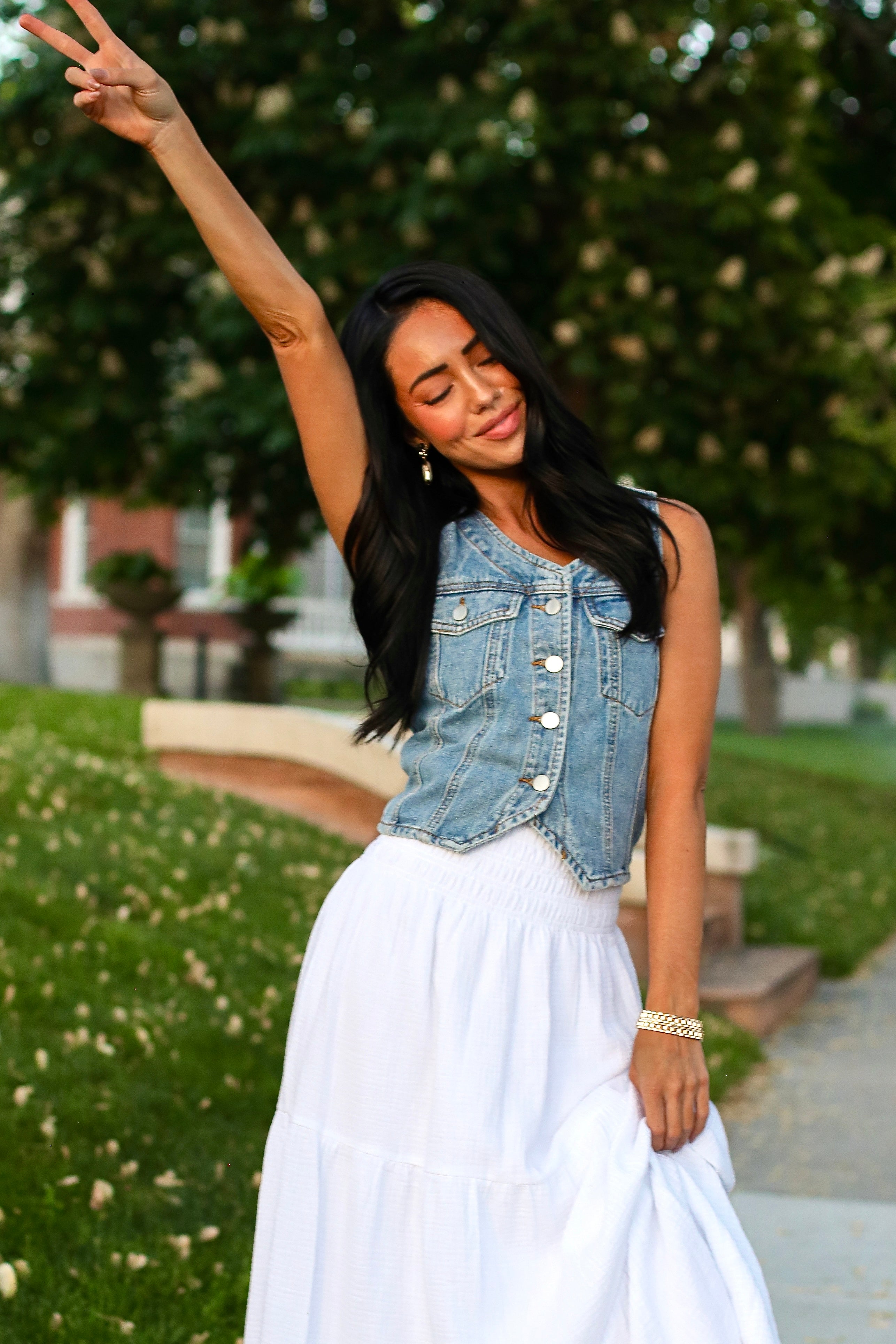 Feeling Breezy Denim Vest
