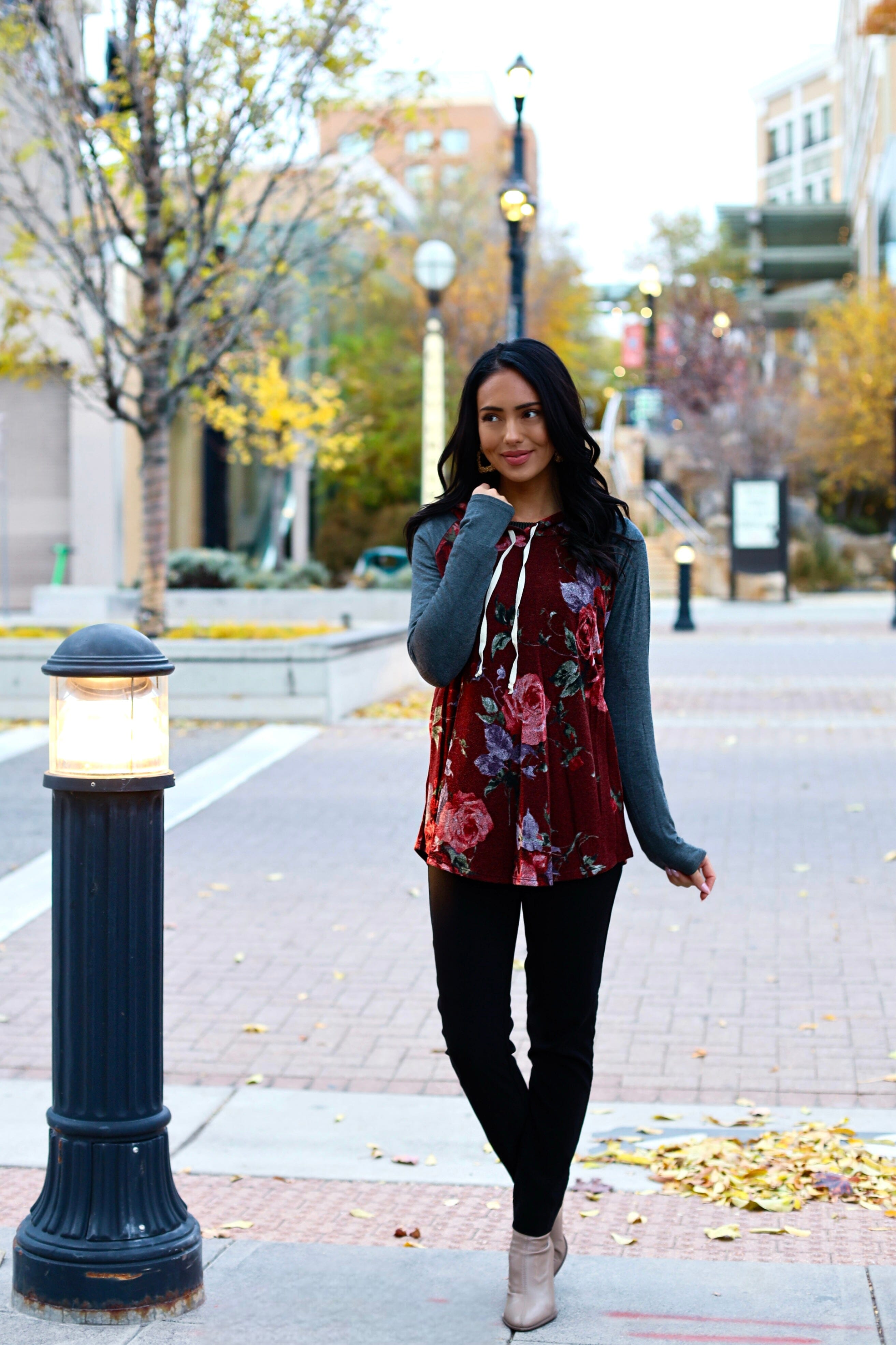 Time To Getaway Modest Hoodie Modest Dresses vendor-unknown