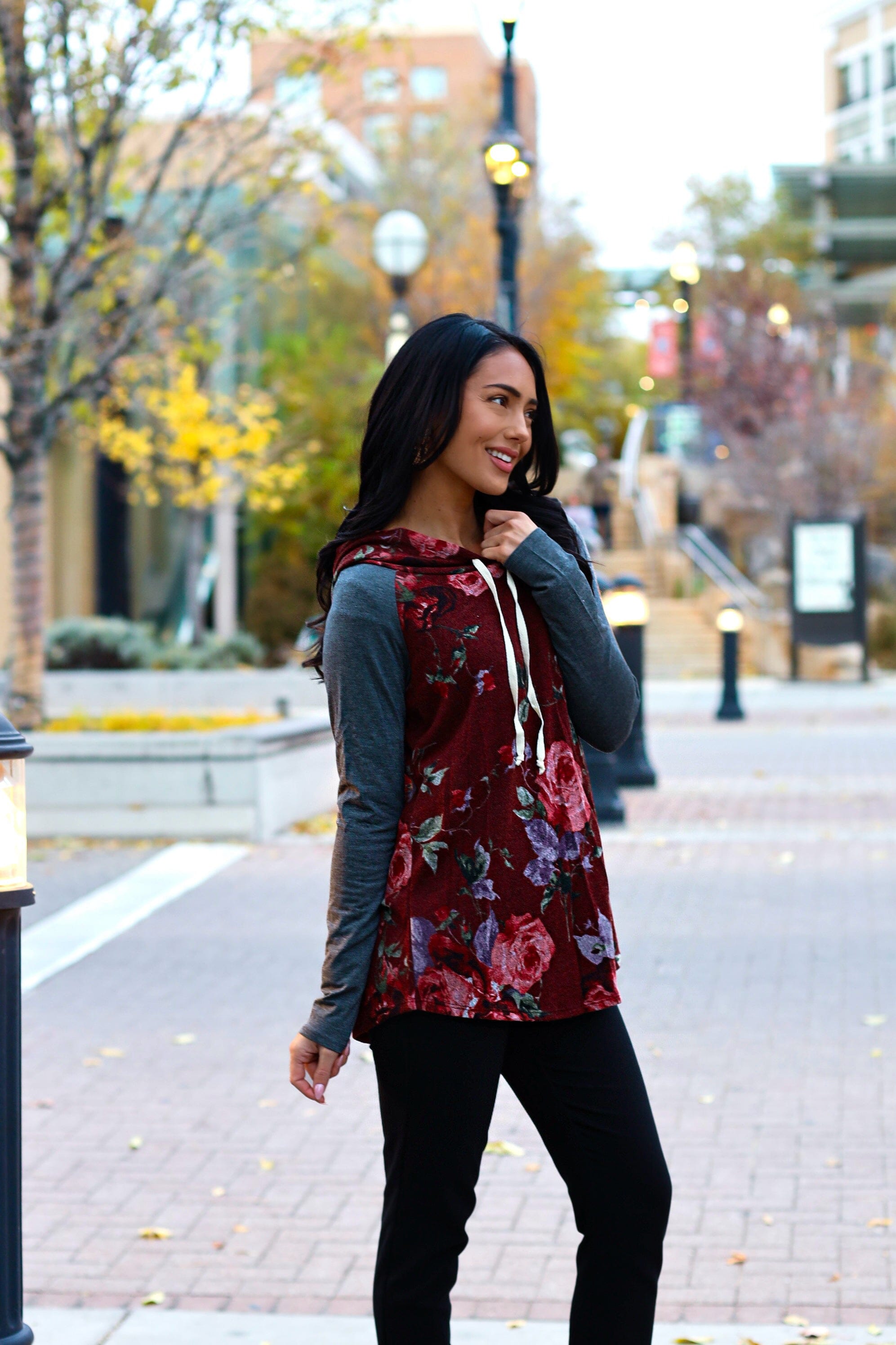 Time To Getaway Modest Hoodie Modest Dresses vendor-unknown