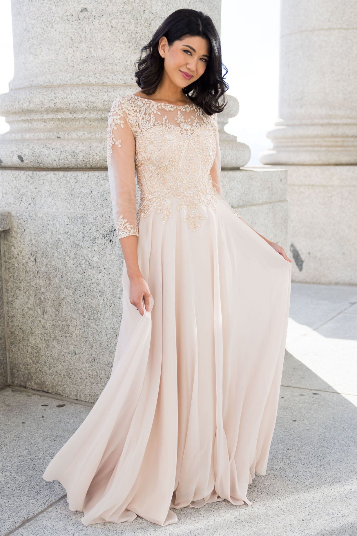 The Aurora Modest Dresses vendor-unknown