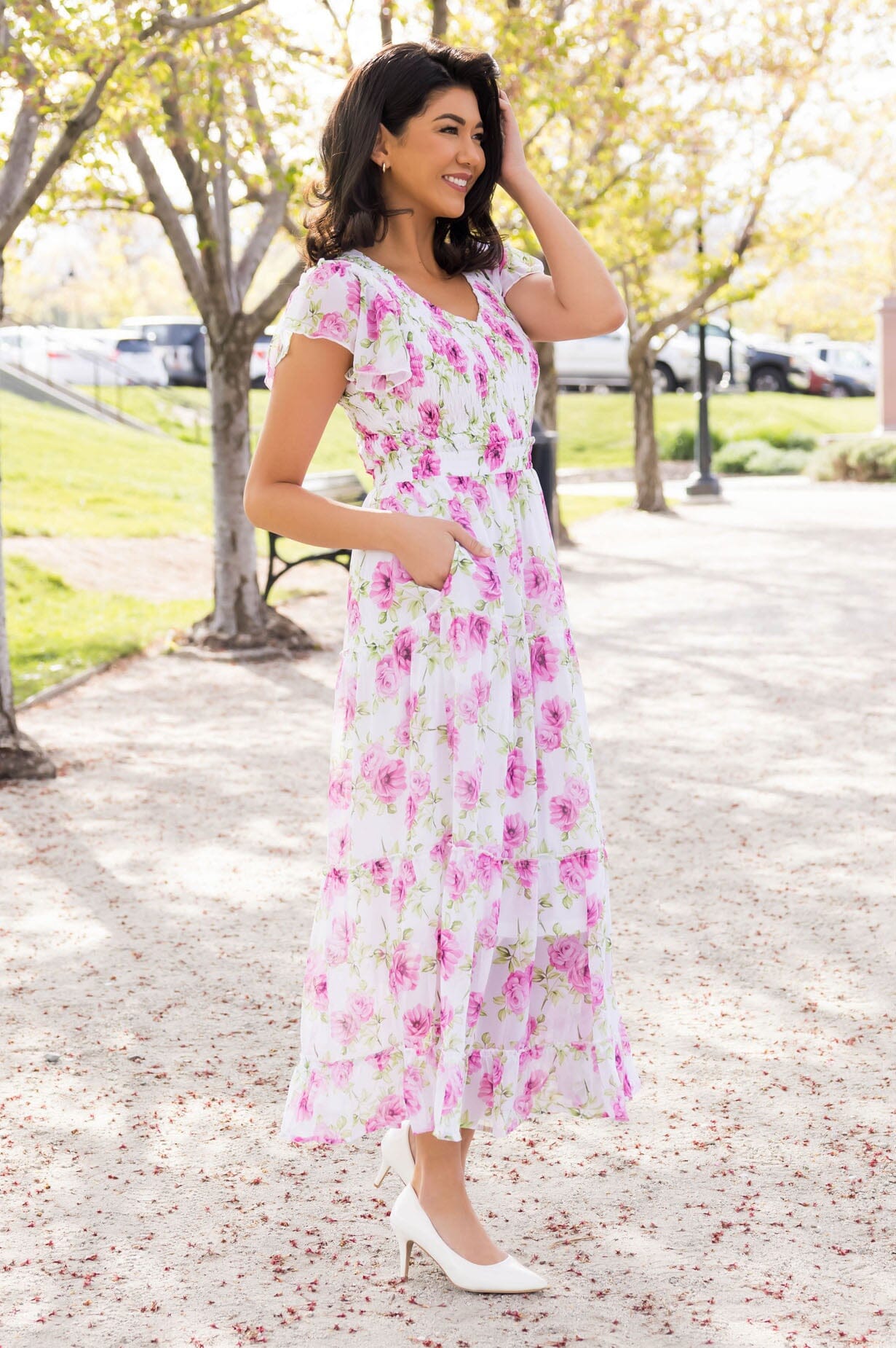 The Brenna Modest Dresses vendor-unknown