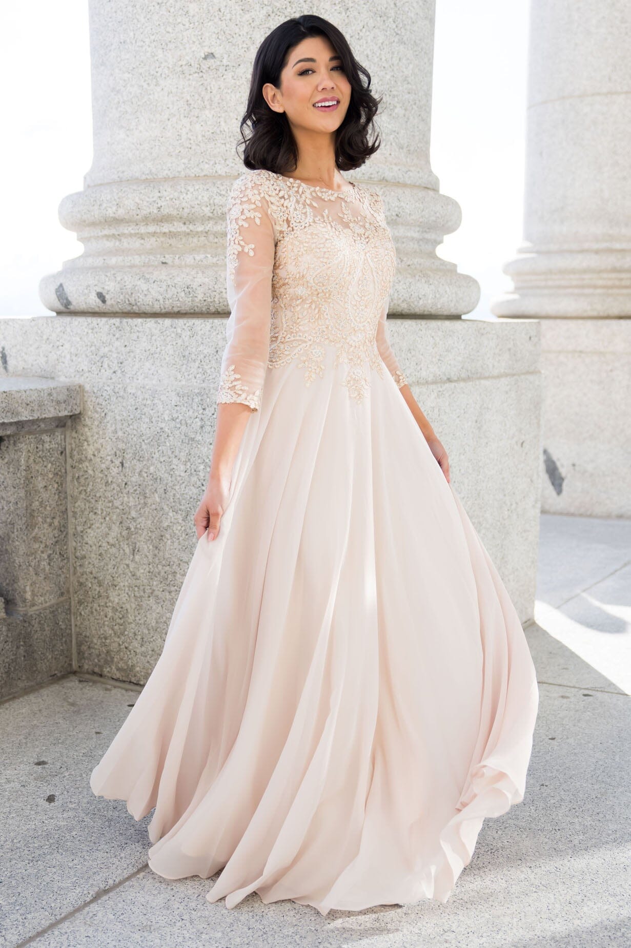 The Aurora Modest Dresses vendor-unknown