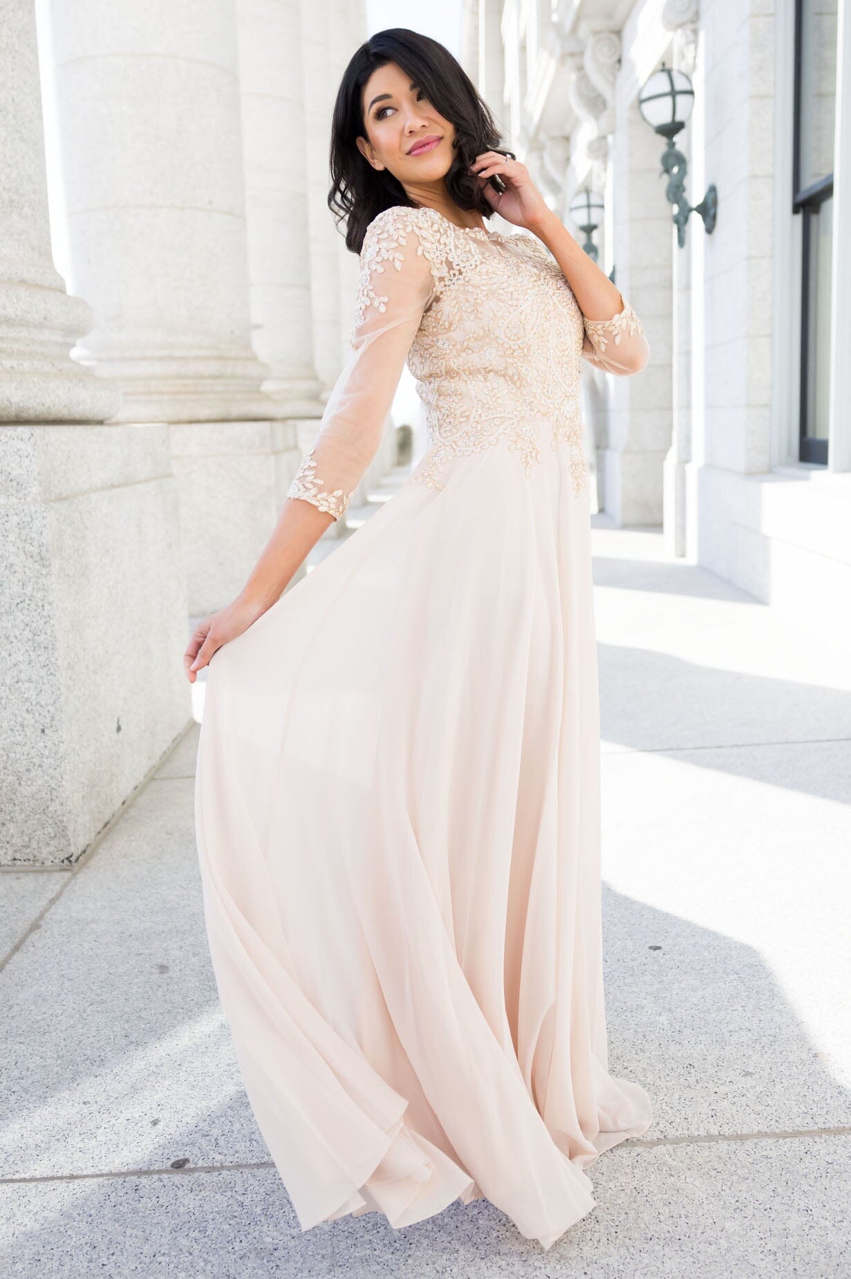 The Aurora Modest Dresses vendor-unknown