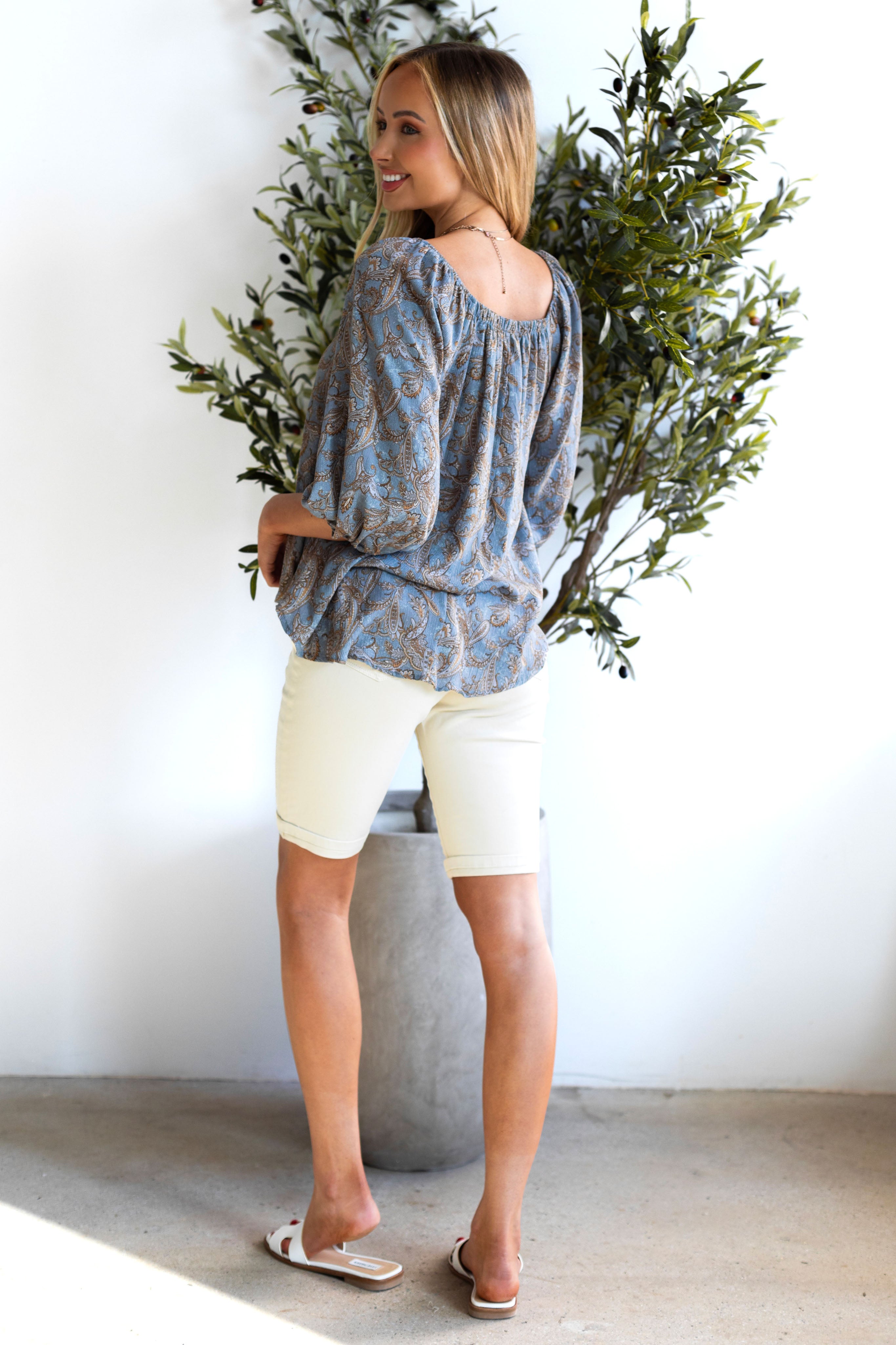 Matching My Gratitude Bermuda Shorts