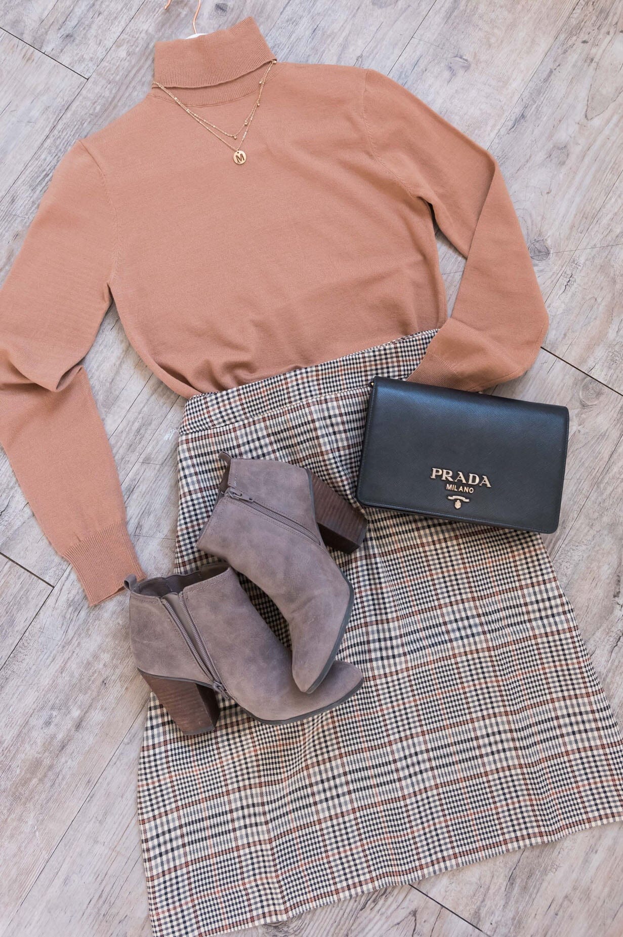 Stand By Me Modest Plaid Skirt Skirts vendor-unknown