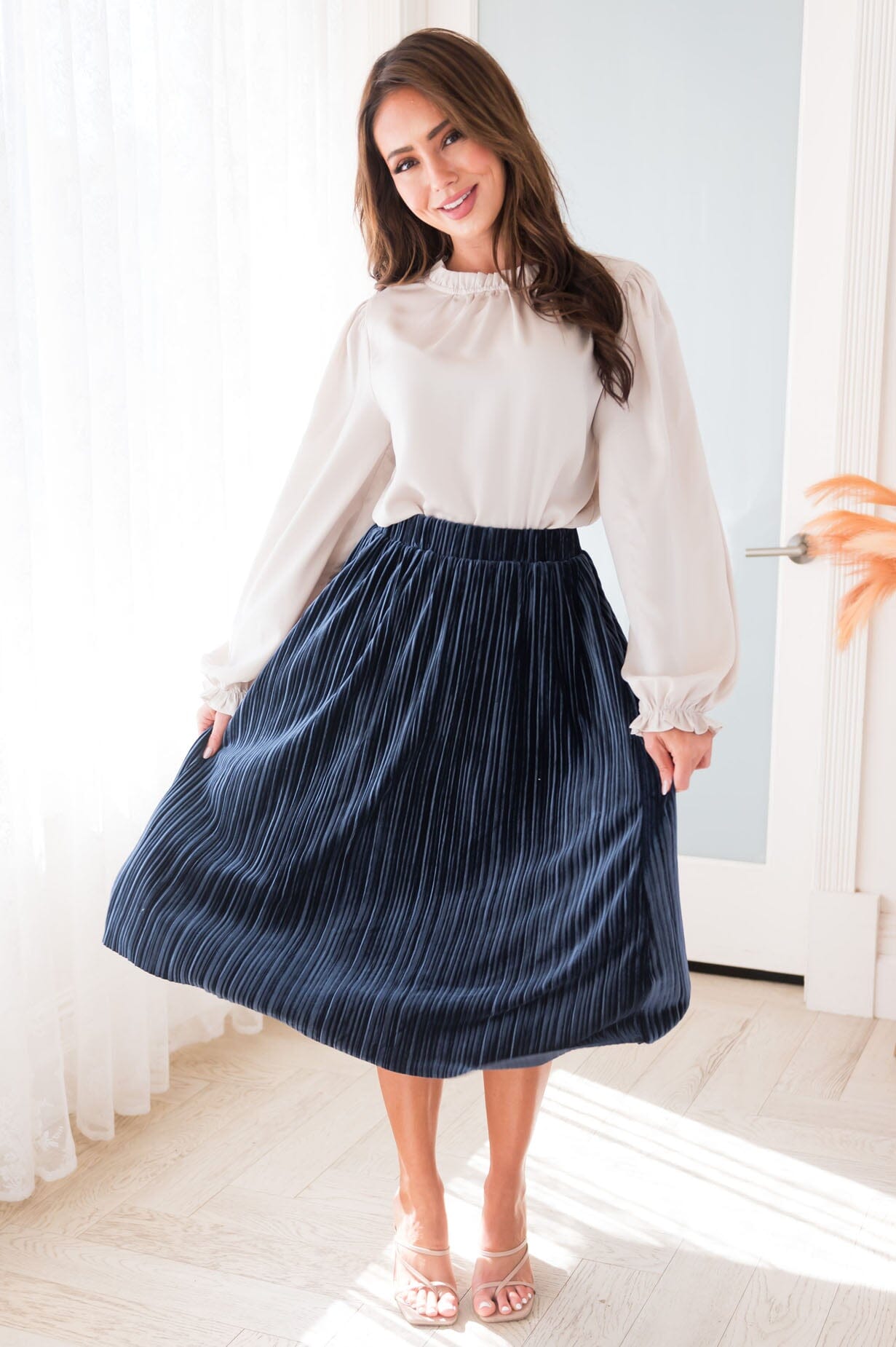 The Heather Lee Modest Sweater Set