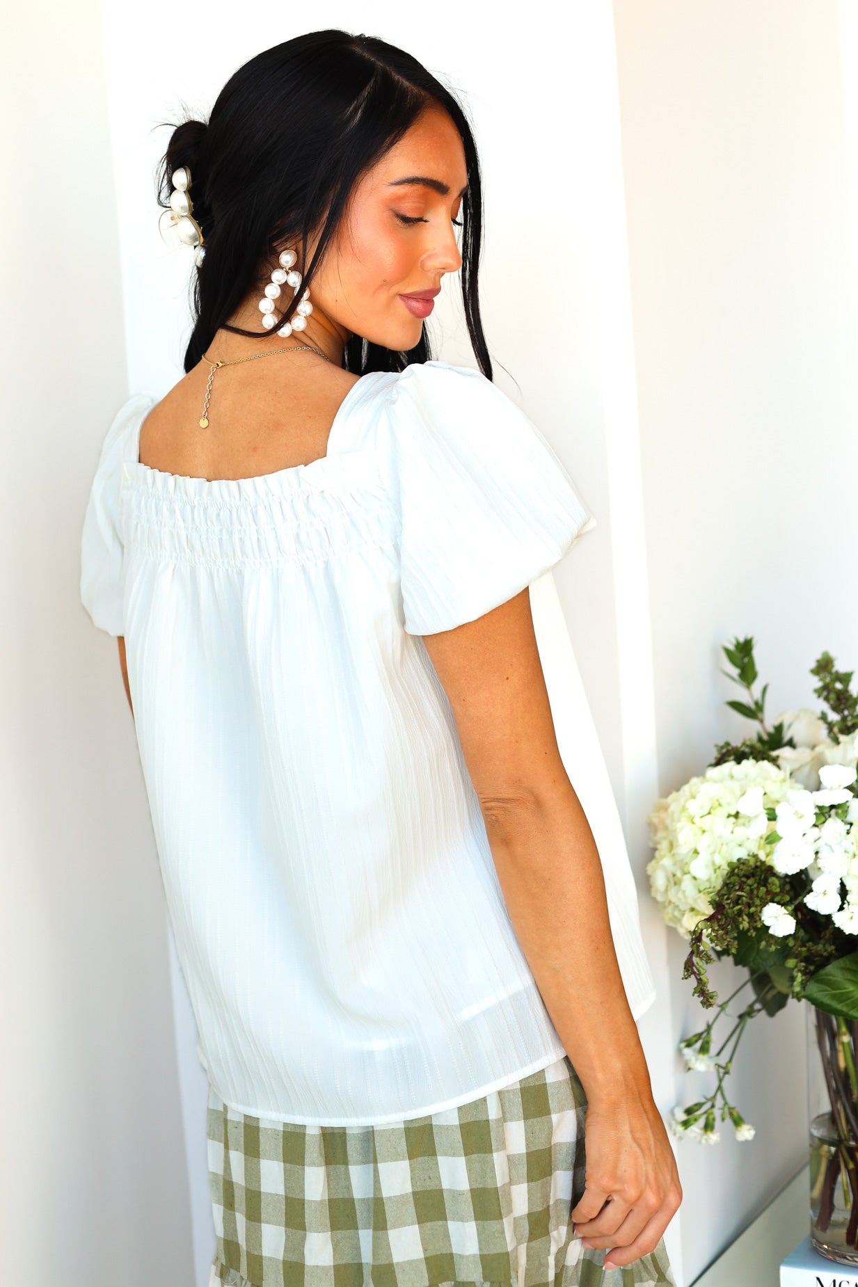 Woven Crinkle Blouse