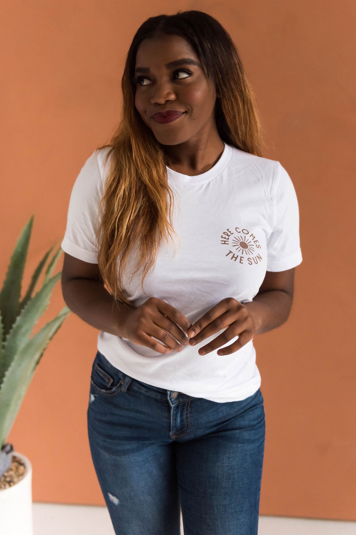 Here Comes The Sun Modest Tee Modest Dresses vendor-unknown