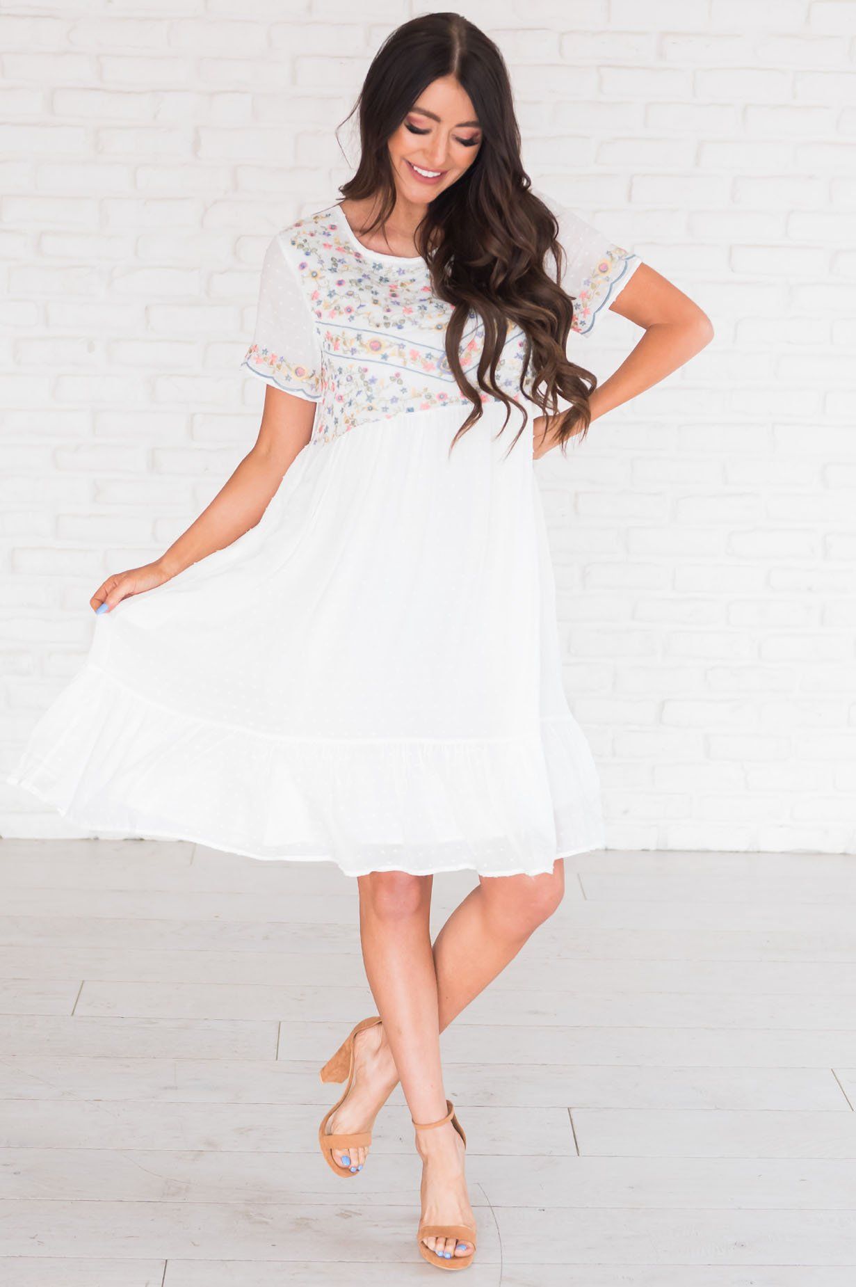 The Aubree Modest Dresses vendor-unknown