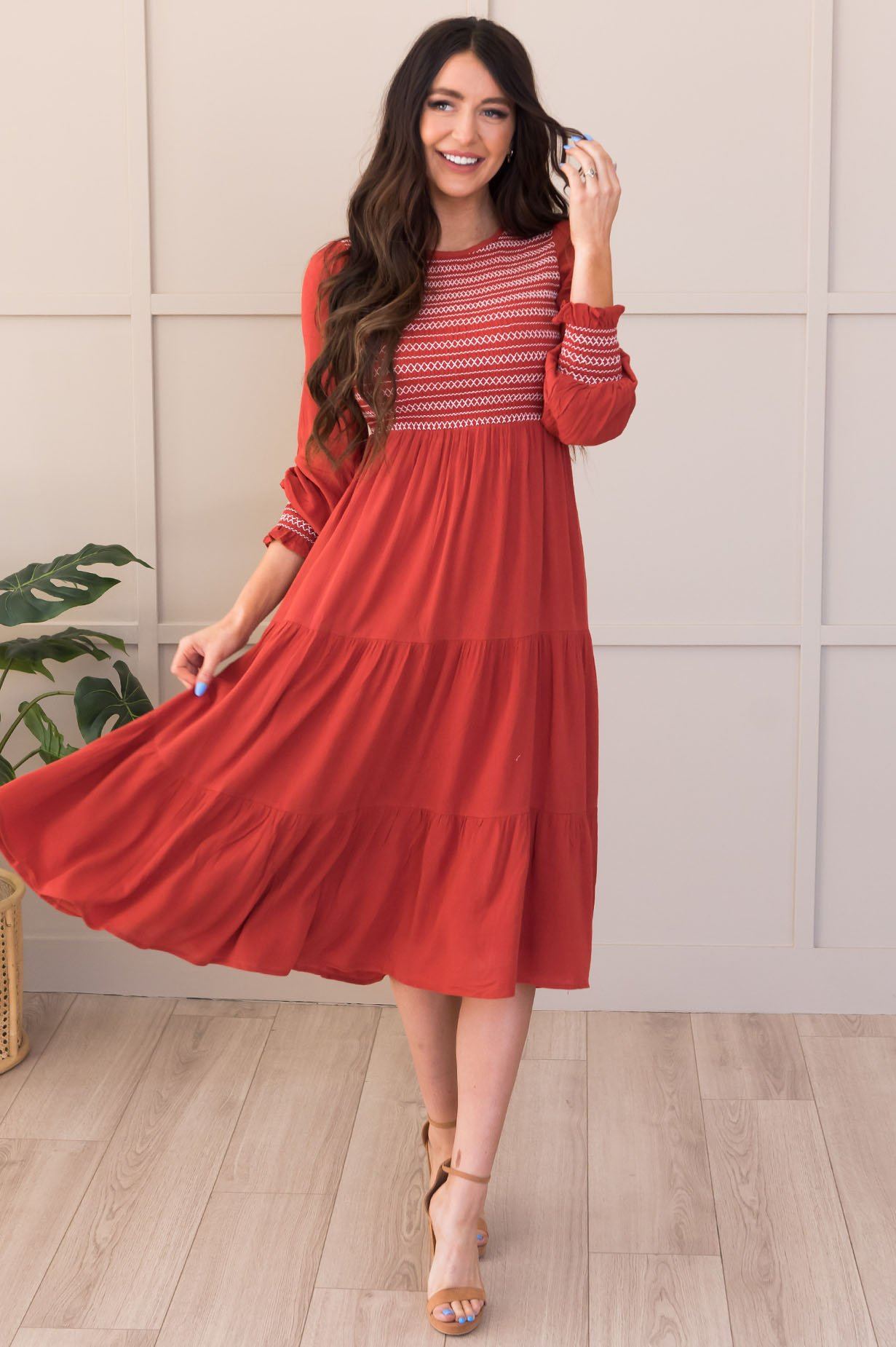 The Brenda Modest Dresses vendor-unknown