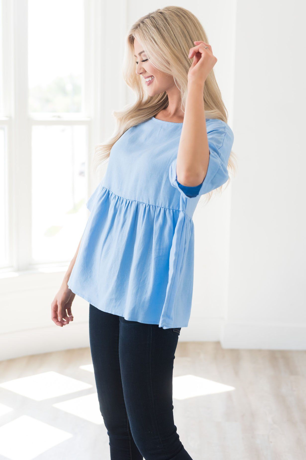 Amazing Views Modest Blouse Tops vendor-unknown