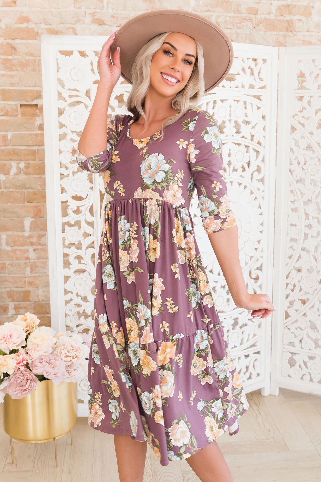 The Alyciah Modest Dresses vendor-unknown