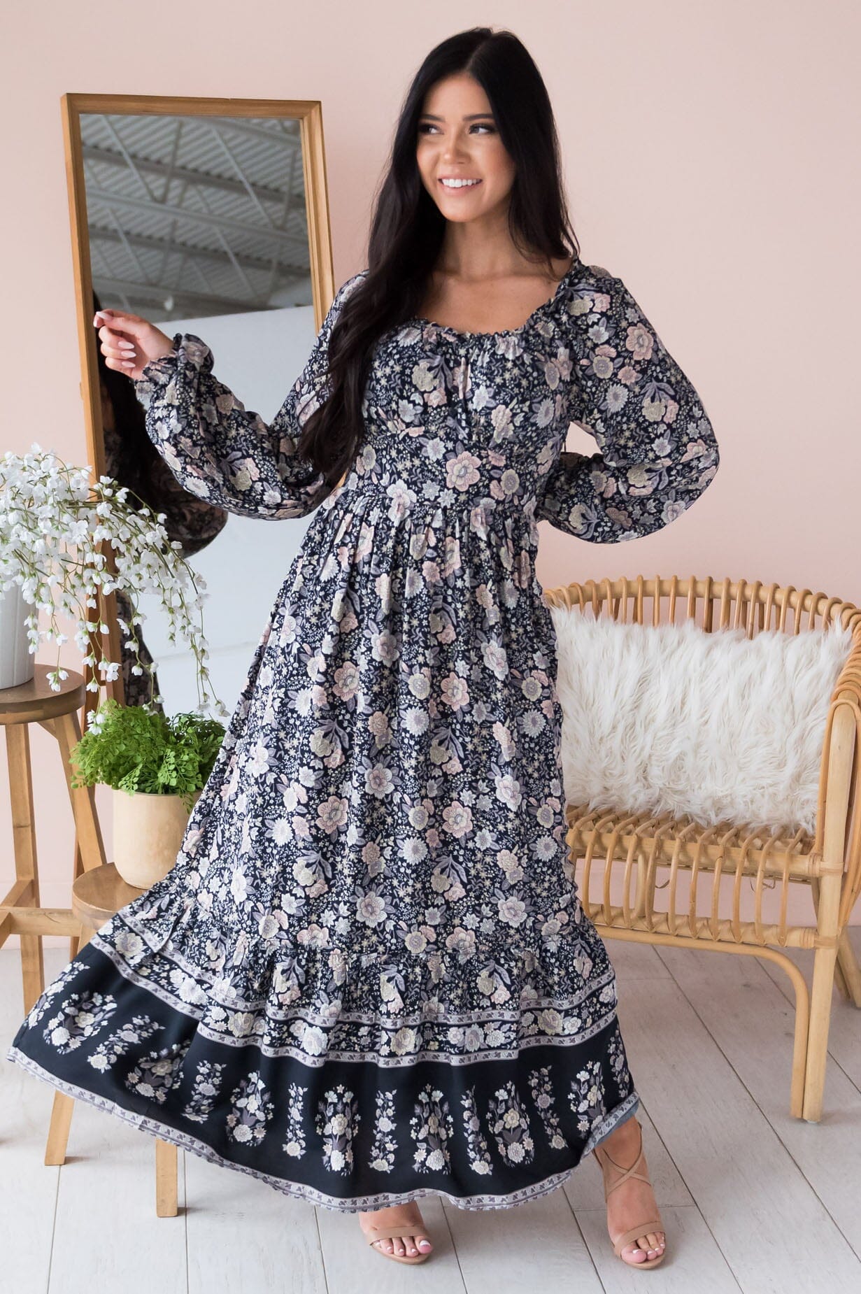 The Edona Modest Dresses vendor-unknown