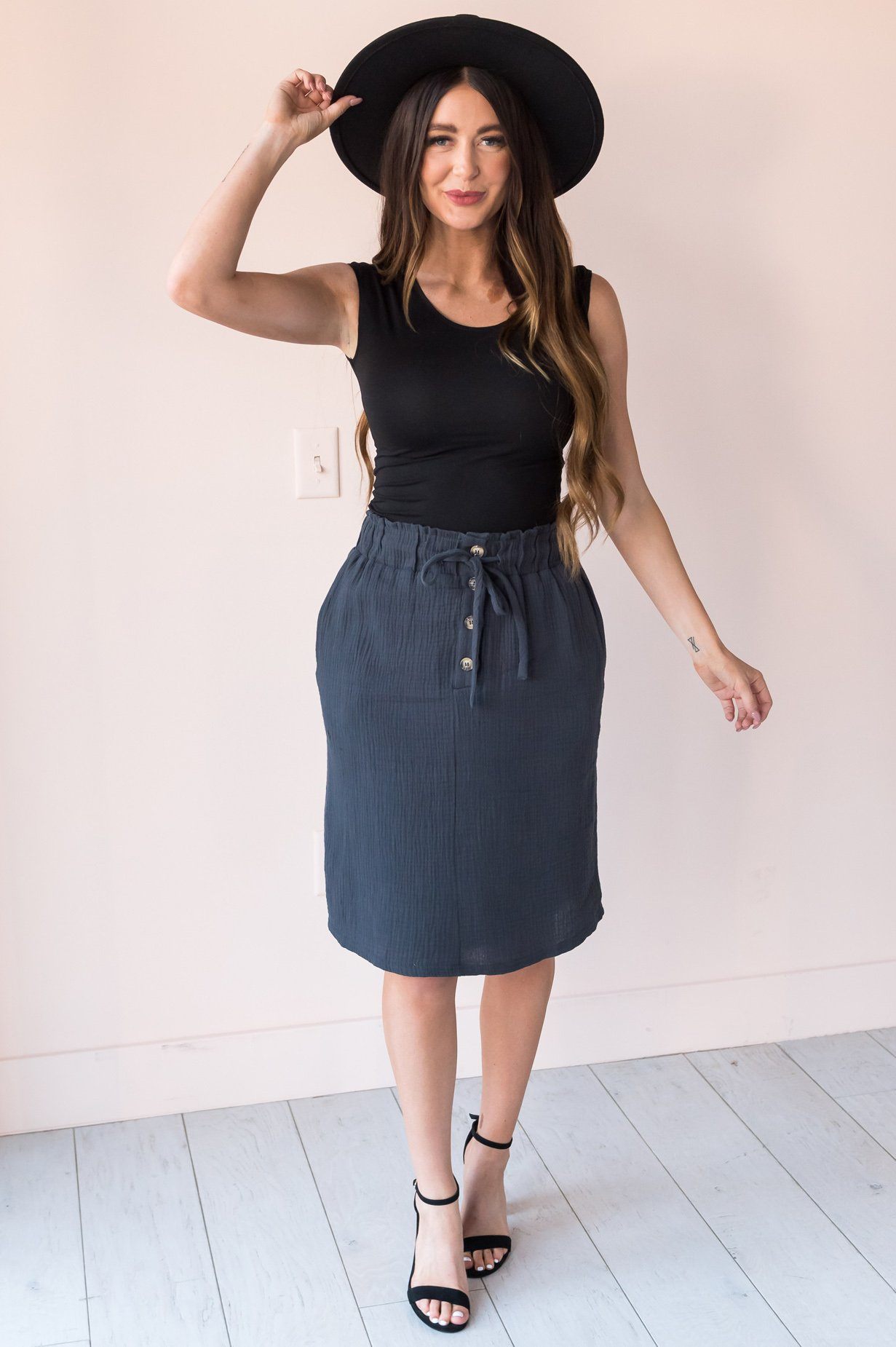 Autumn Glow Modest Skirt Skirts vendor-unknown