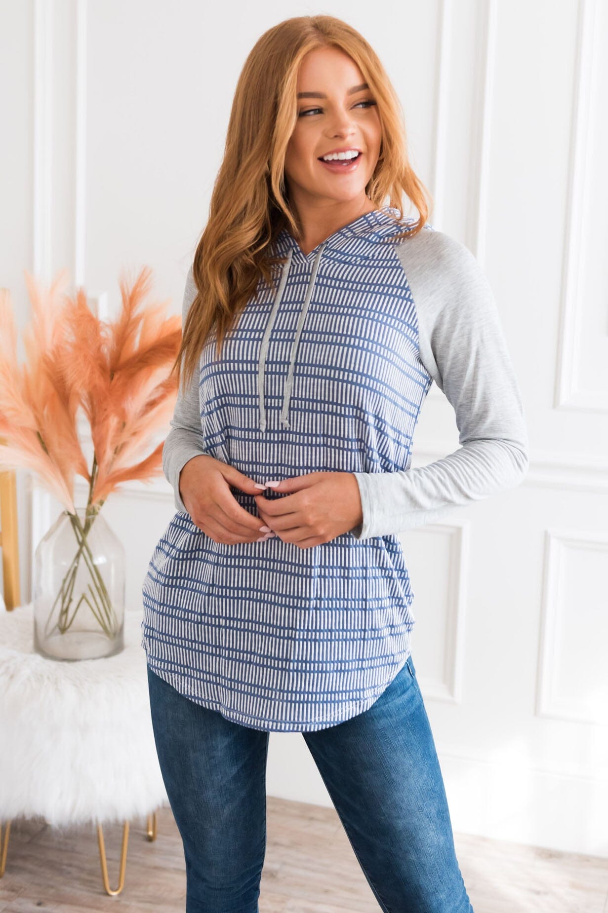 I Won't Give Up Modest Hoodie Top NeeSee's Dresses