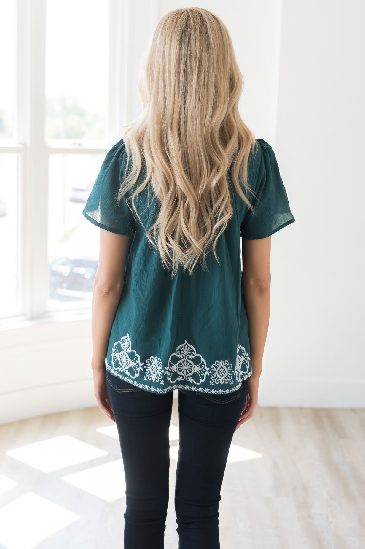 Bonjour Babe Modest Blouse Tops vendor-unknown