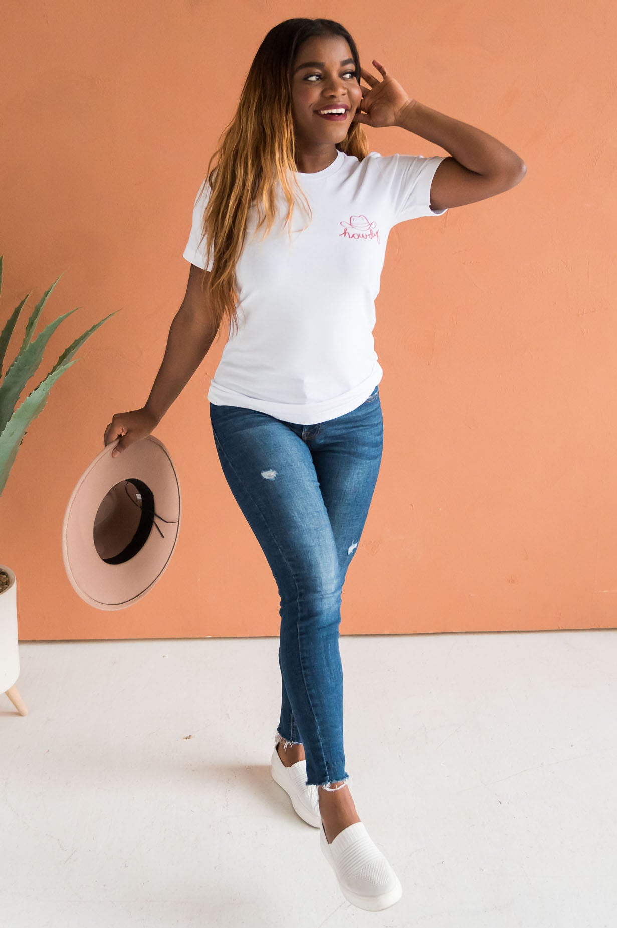 Howdy Modest Tee Modest Dresses vendor-unknown