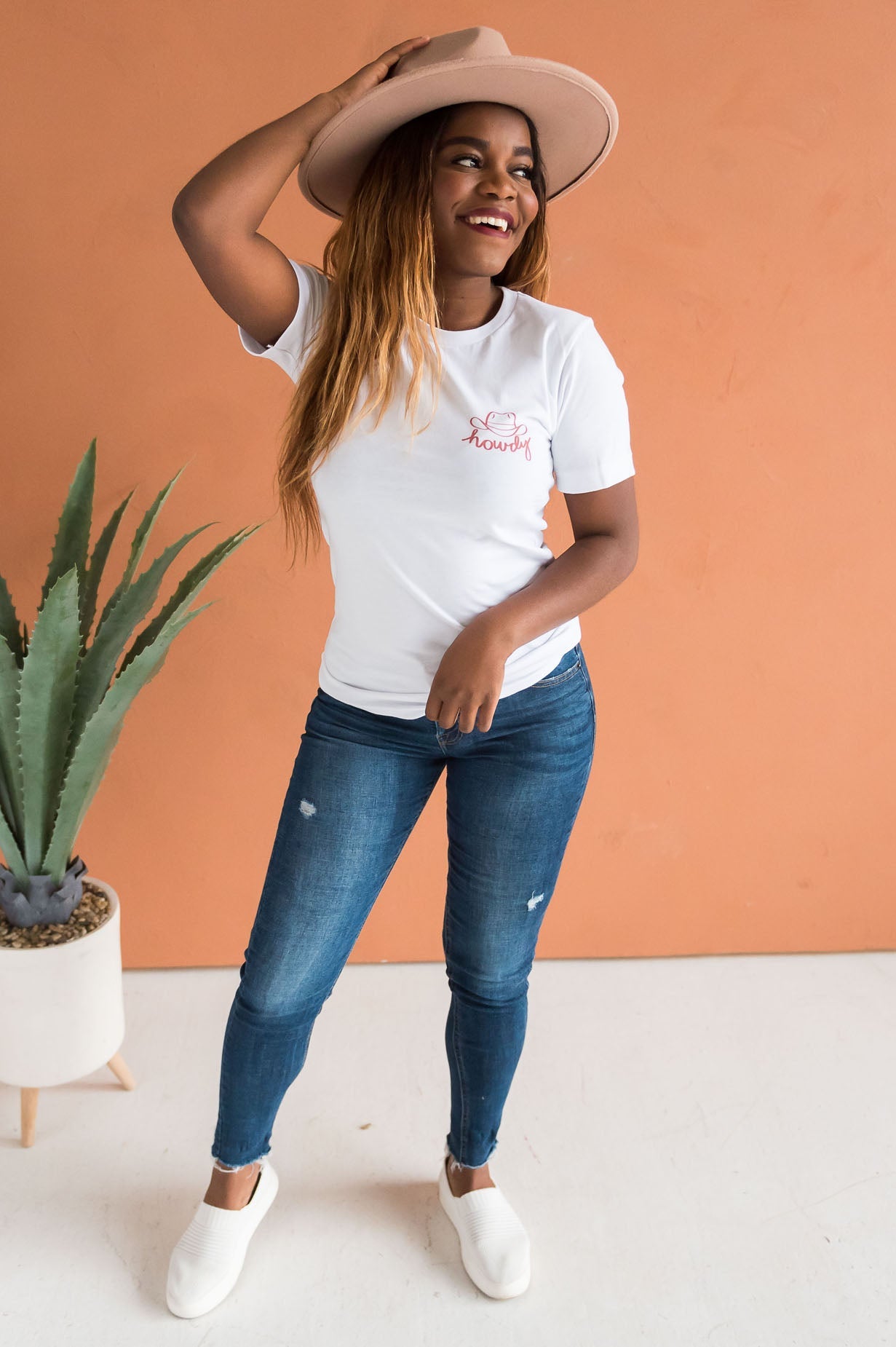 Howdy Modest Tee Modest Dresses vendor-unknown