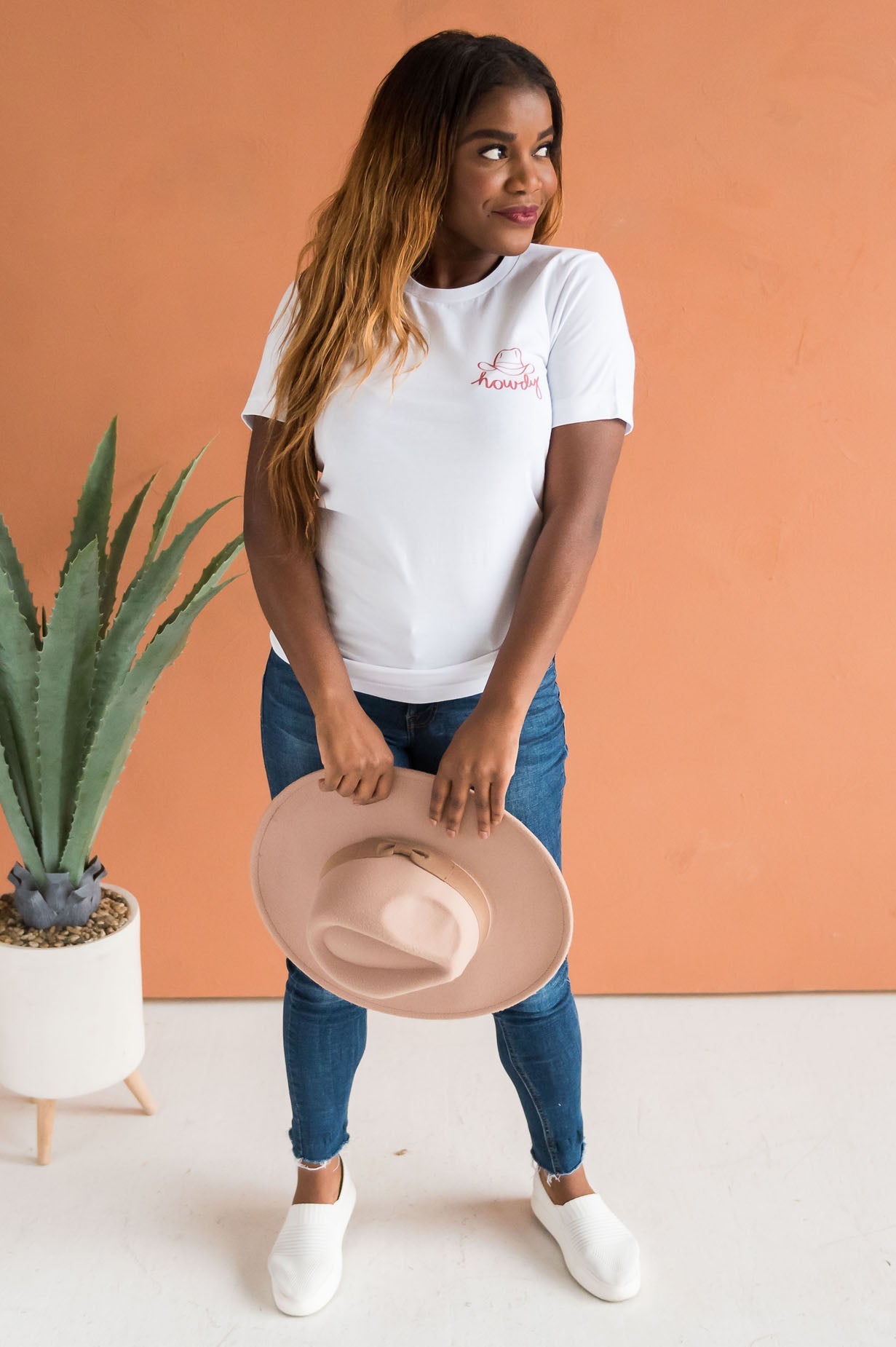 Howdy Modest Tee Modest Dresses vendor-unknown