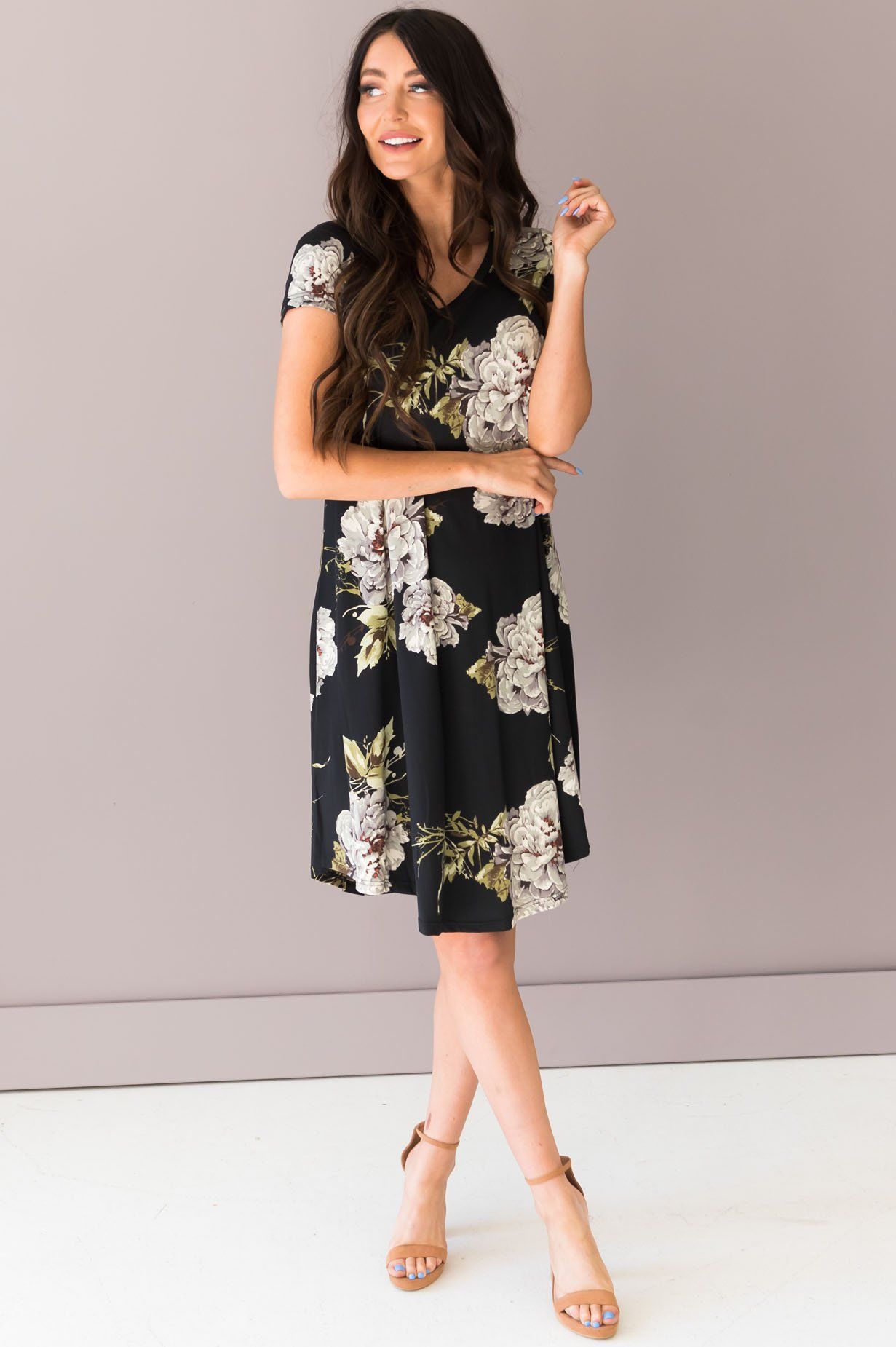 The Lola Swing Dress Modest Dresses vendor-unknown