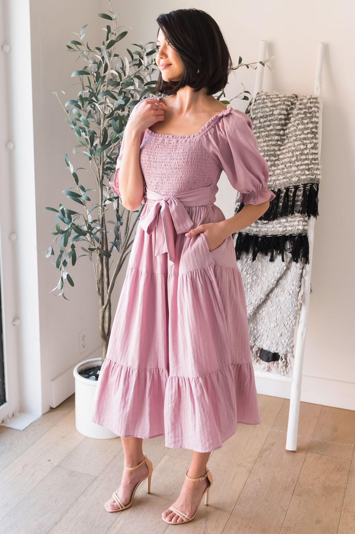 The Anjanette Modest Dresses vendor-unknown