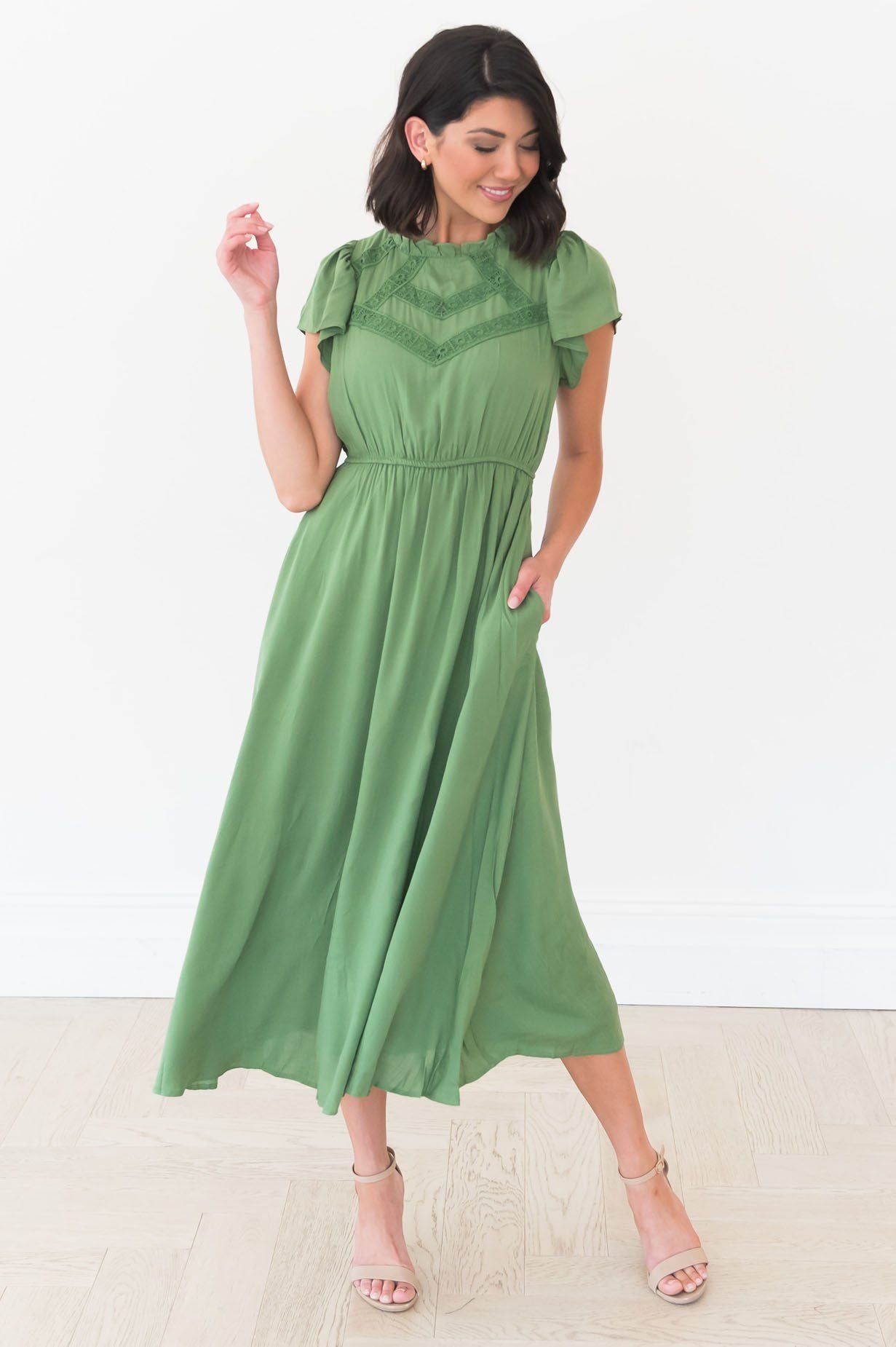 The Anjanette Modest Dresses vendor-unknown