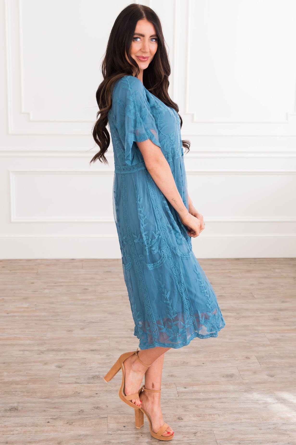 The Paizley Boho Dress Modest Dresses vendor-unknown