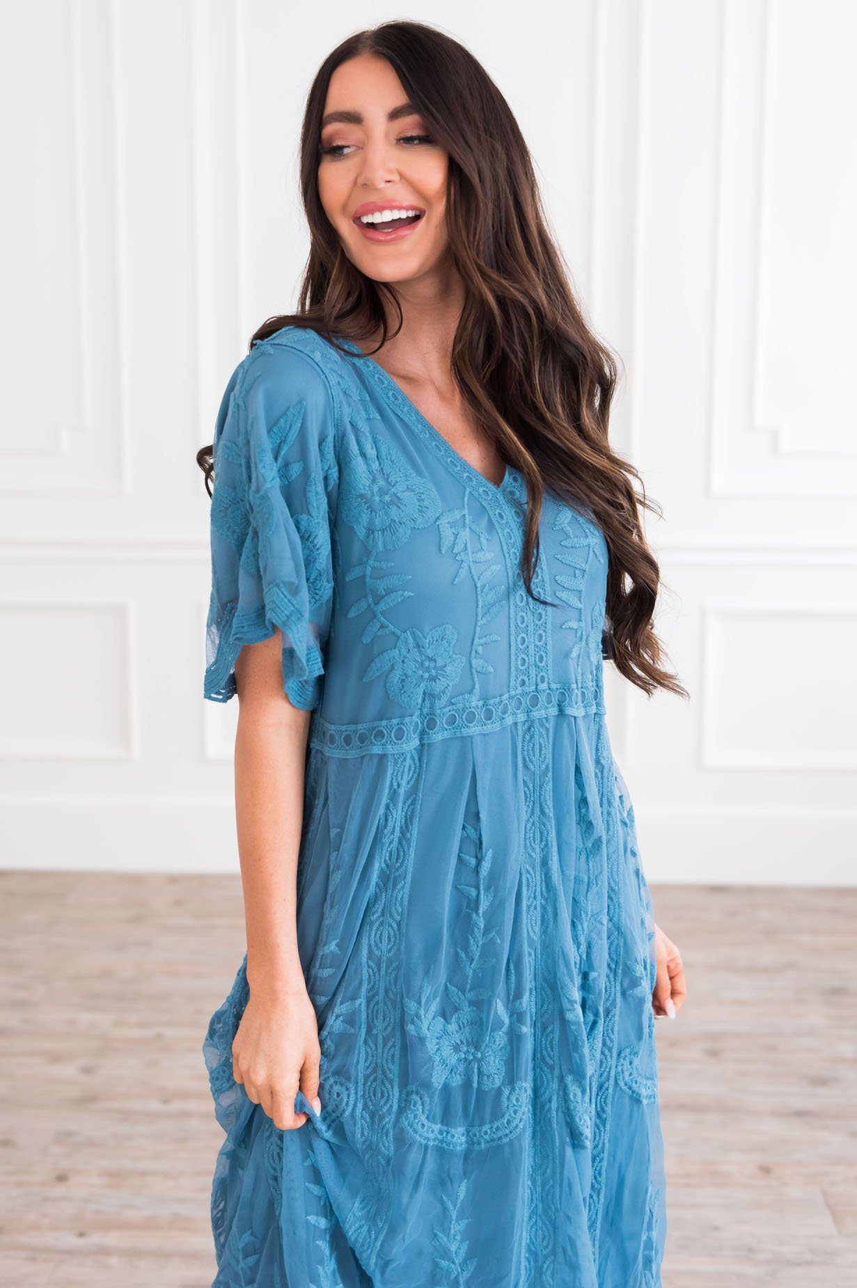 The Paizley Boho Dress Modest Dresses vendor-unknown