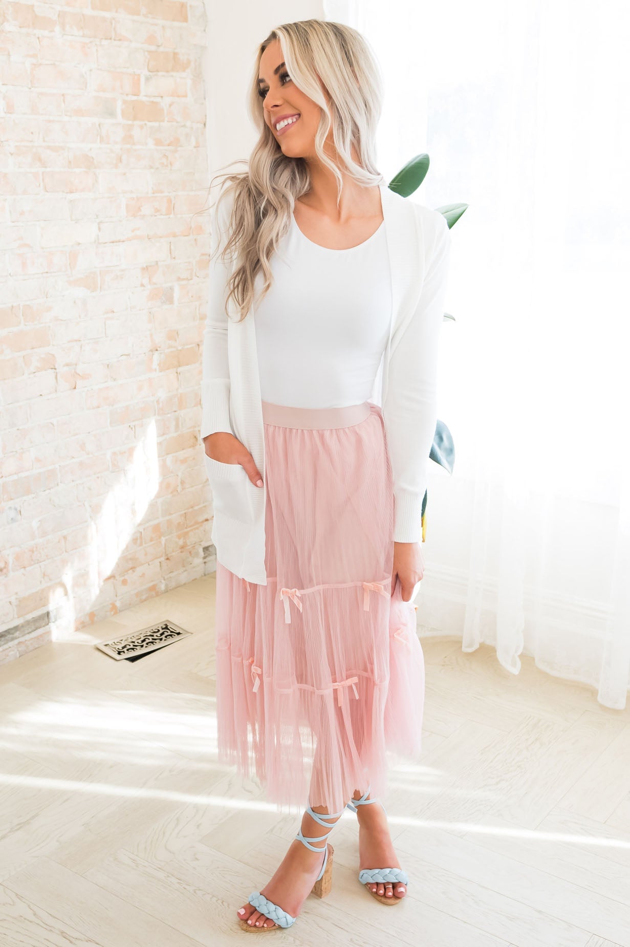 Beautiful Bows Modest Tulle Skirt Skirts vendor-unknown