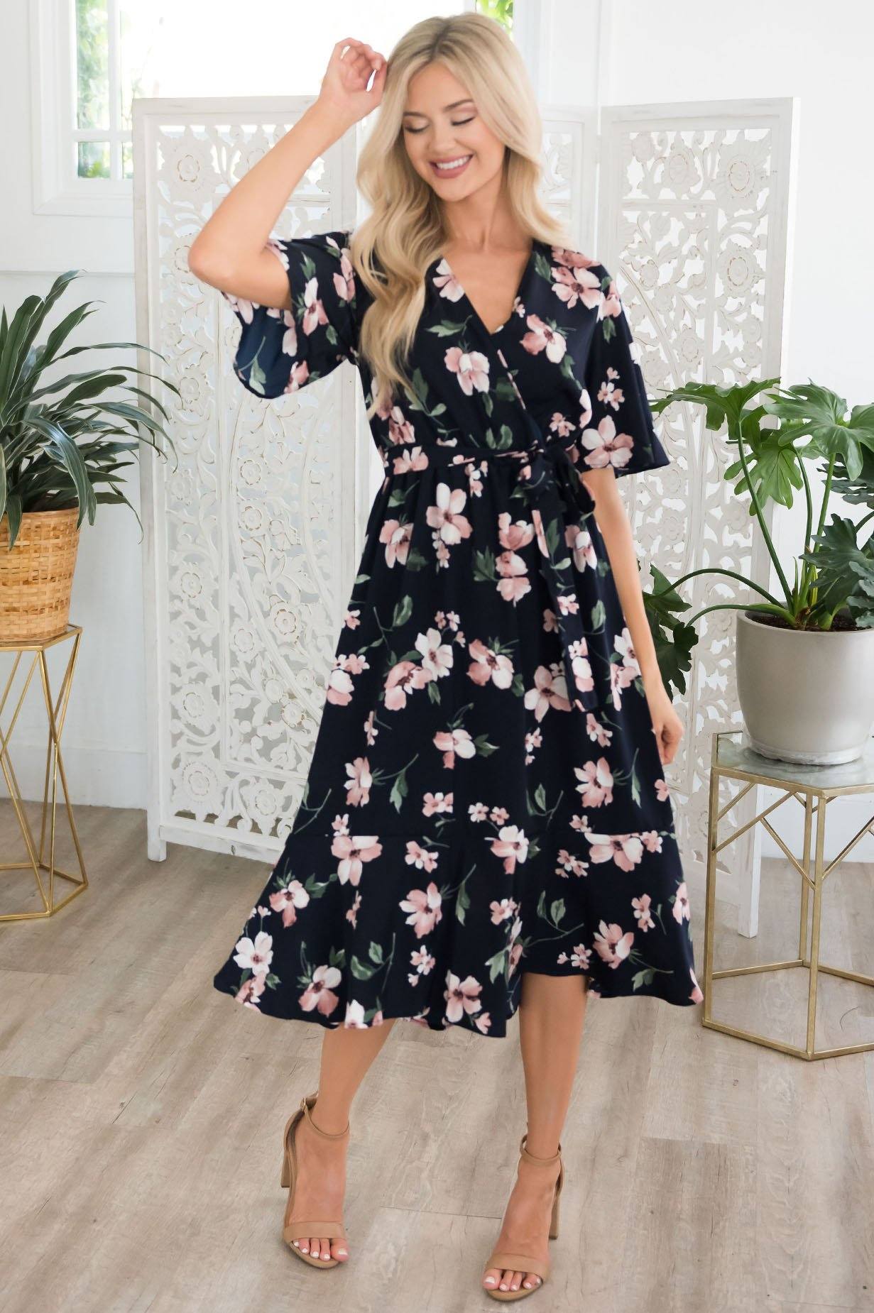 The Joslynn Modest Dresses vendor-unknown