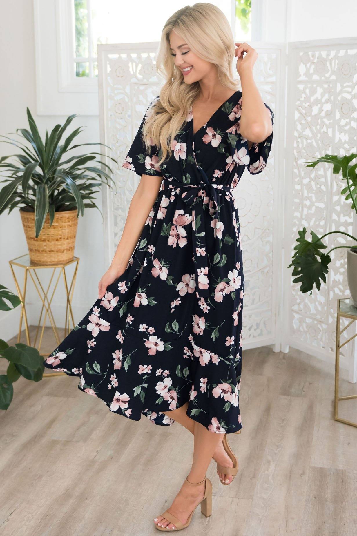 The Joslynn Modest Dresses vendor-unknown