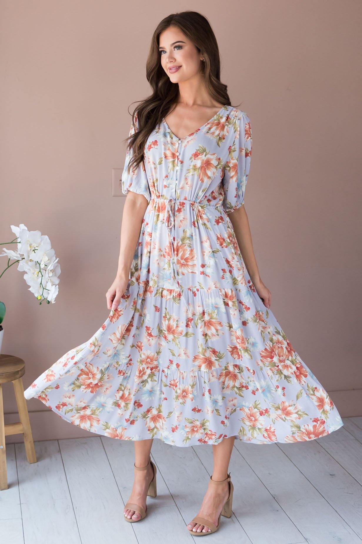 The Alesha Modest Dresses vendor-unknown