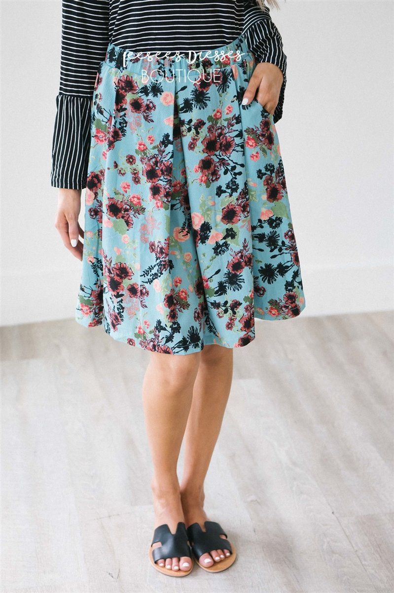 Full Circle Pleated Skirt Skirts vendor-unknown