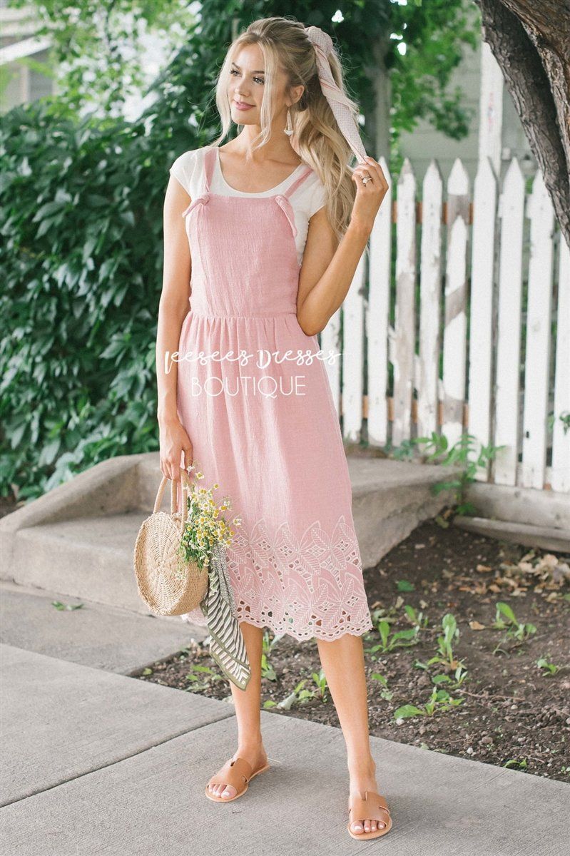 The Kalissa Overall Dress Modest Dresses vendor-unknown