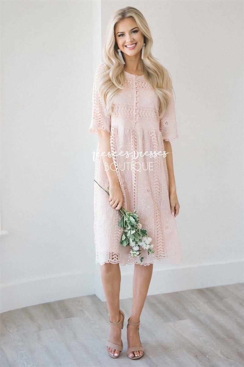 Love At First Sight- Nursing Friendly Modest Dresses vendor-unknown