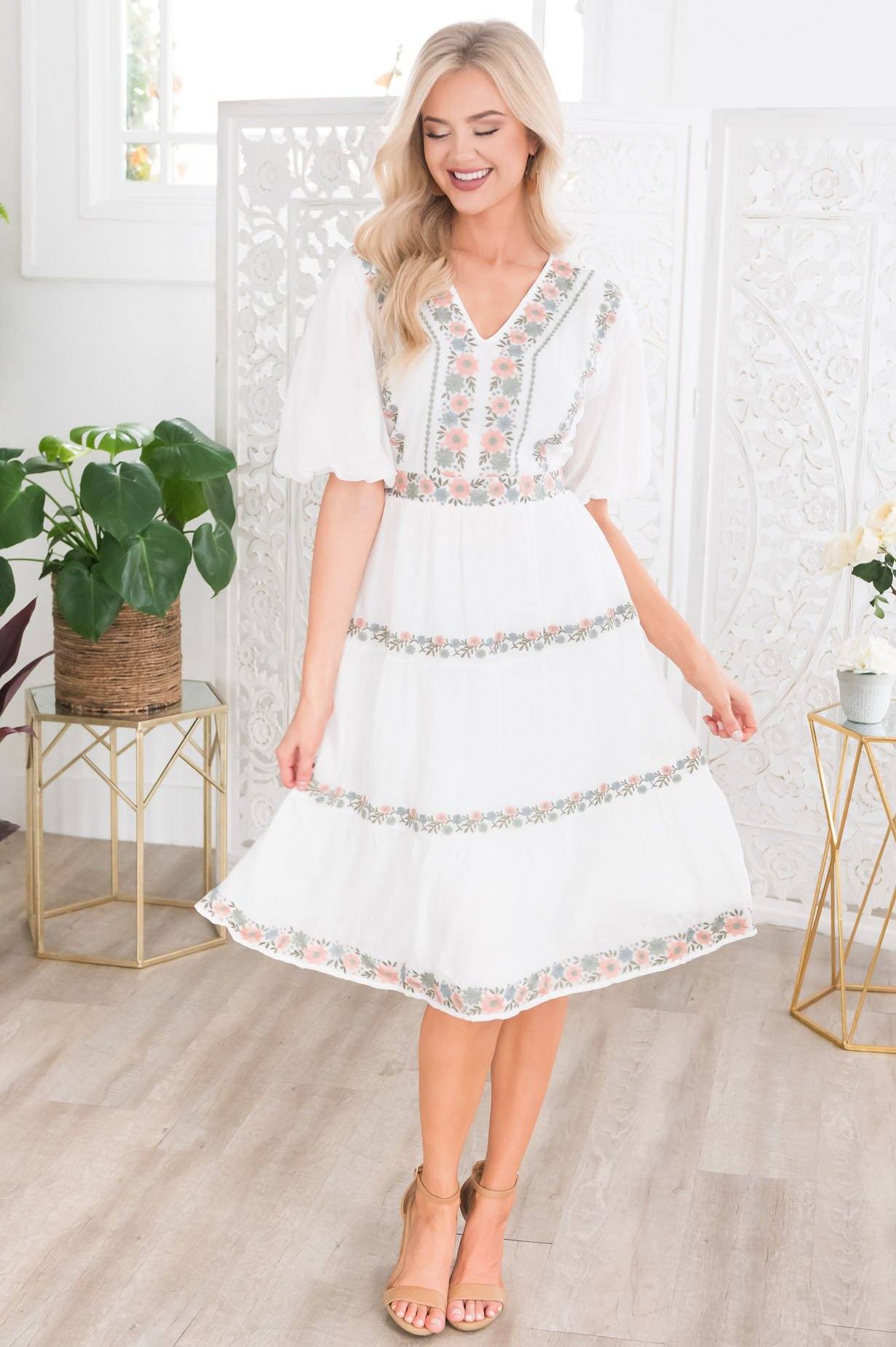 The Brandy Modest Dresses vendor-unknown