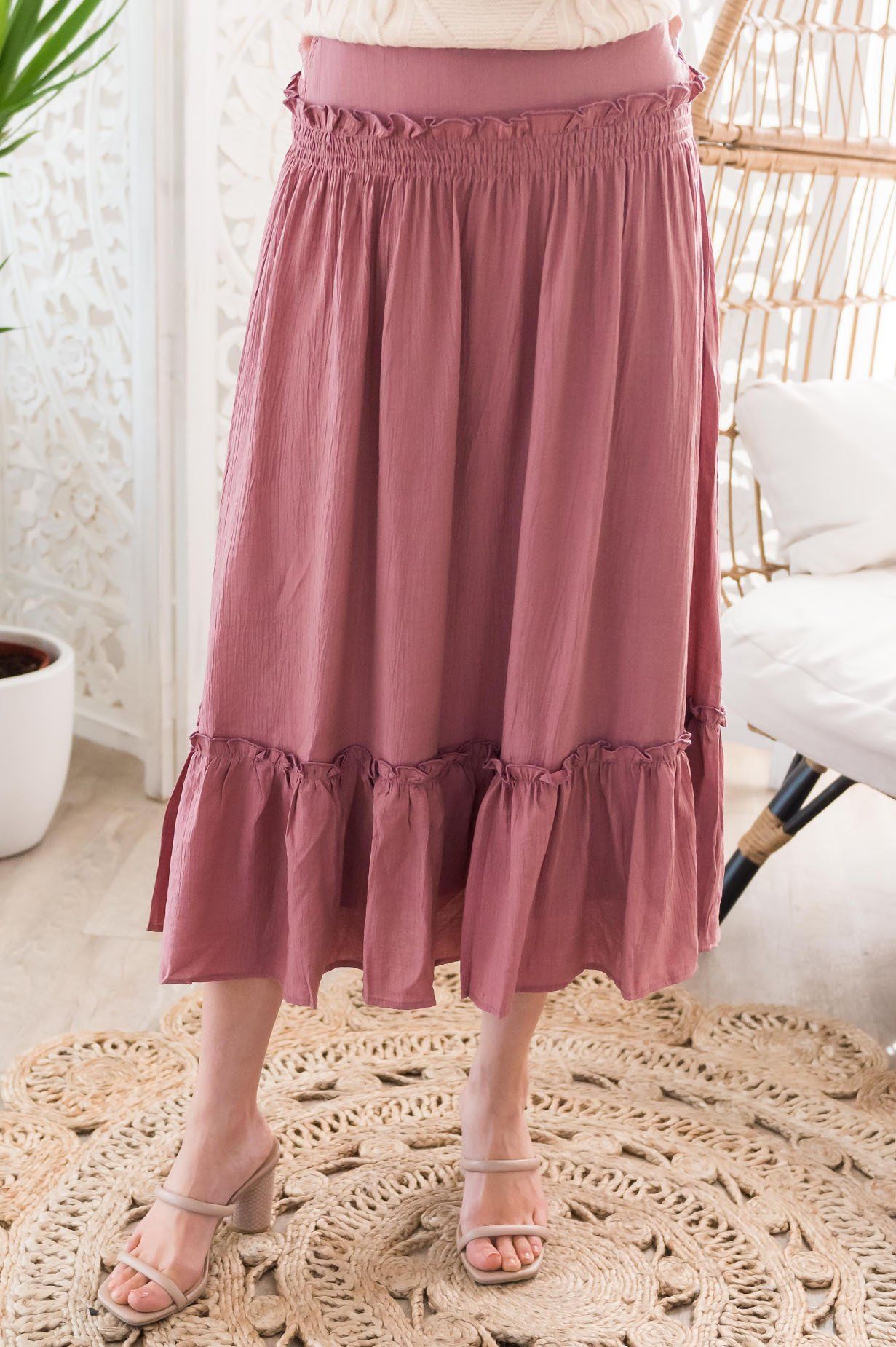 Swept Away Modest Skirt Skirts vendor-unknown