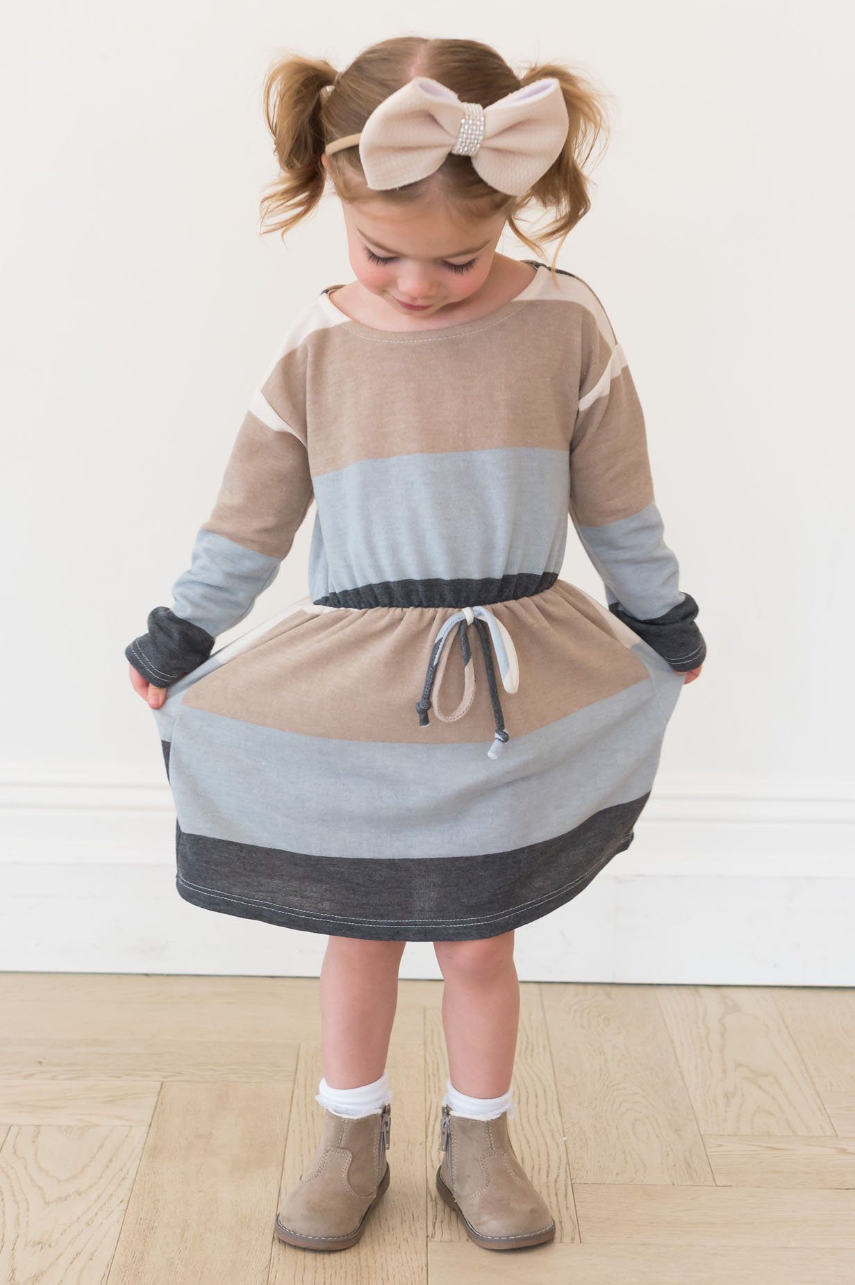 The Long Sleeve Little Kia Modest Dresses vendor-unknown
